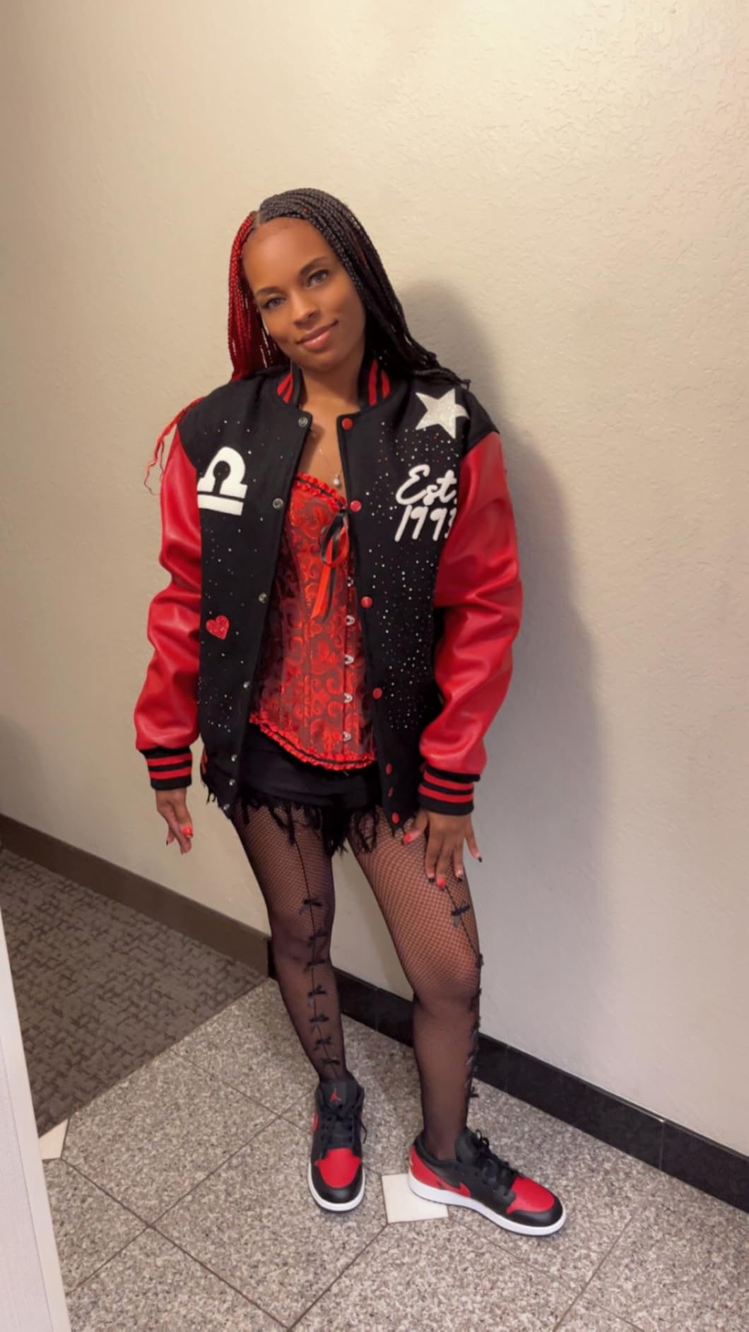 Varsity Jacket Baseball Letterman Jacket- Wool and Leather Premium Quality Unisex Basketball Jacket customer photo 1