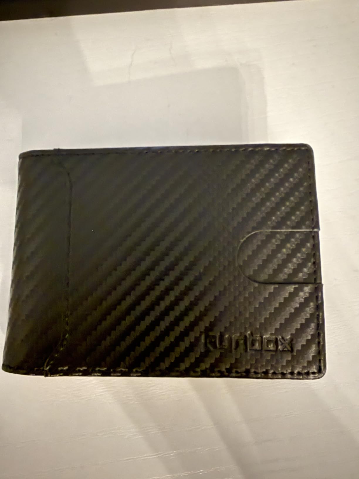 RUNBOX Slim Wallet for Men - RFID Blocking Leather Bifold with Money Clip customer photo 1