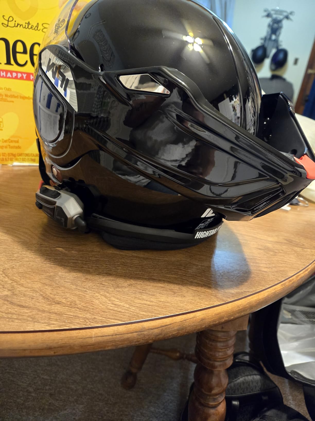 ILM Vintage Full Face Modular Motorcycle Helmet for Adults Men ATV UTV Snowmobile with 180° Reversible Chin Guard DOT ILM-B707(Matte Black, L) customer photo 2