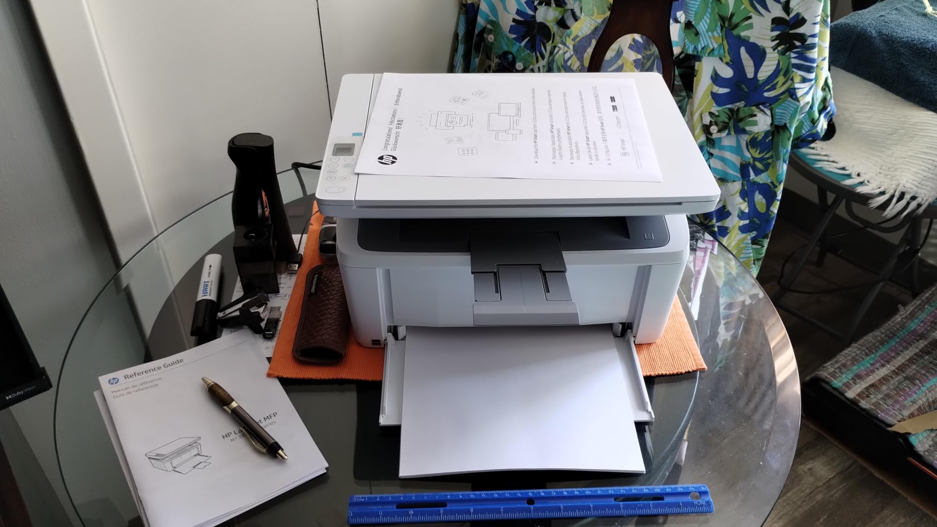 HP Laserjet MFP M140w Wireless Black & White Printer, Print, scan, Copy, Fast speeds, Easy Setup, Mobile Printing, Best-for-Small Teams customer photo 2