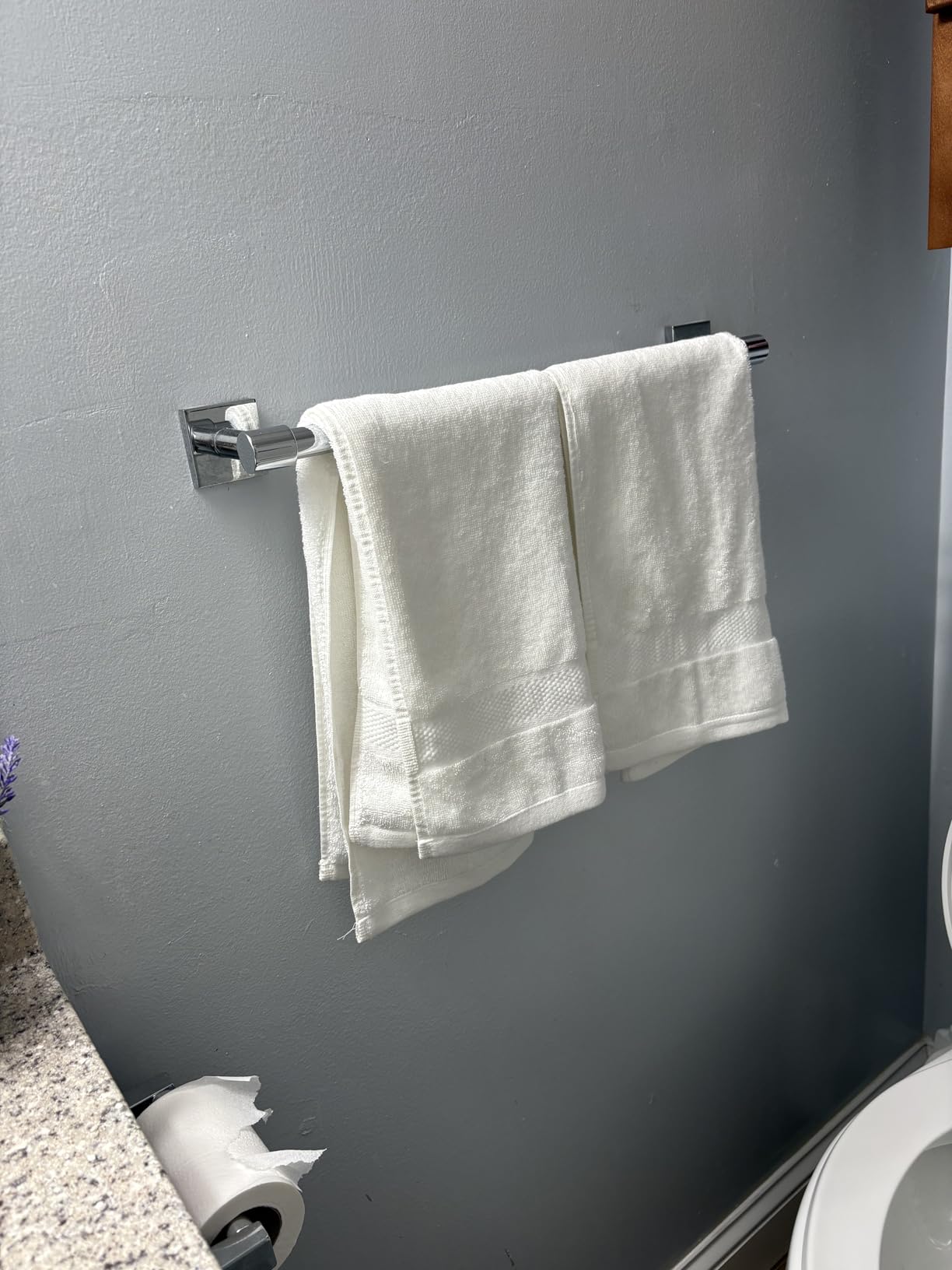 Infinitee Xclusives 100% Cotton Hand Towels for Bathroom - Set of 6 | Ultra Soft, Absorbent & Quick-Drying |16x28 inches| Luxury Hand Towel Set |600 GSM| Gym, Shower, Spa & Hotel Use customer photo 2