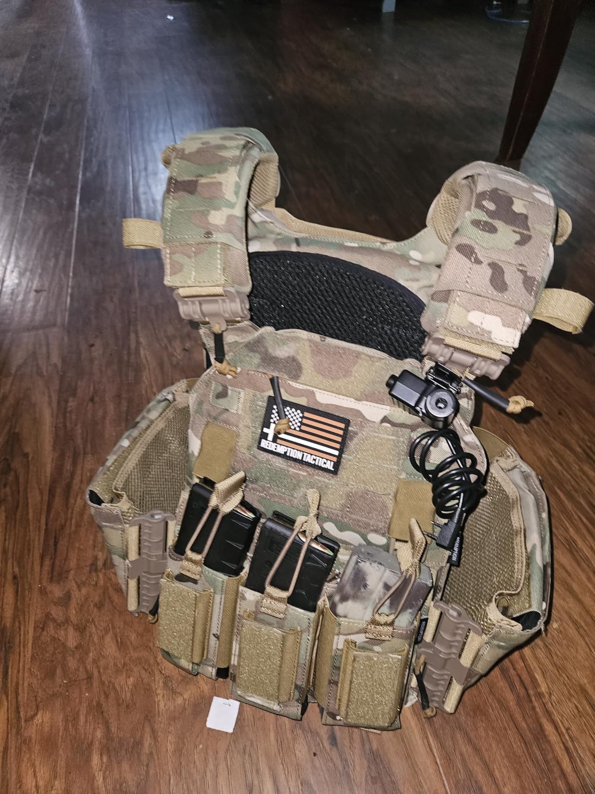 Redemption Crusader 2.0 Tactical Airsoft Vest With Molle Quick Release Buckles And Adjustable Size Sides | 1000D Nylon customer photo 2