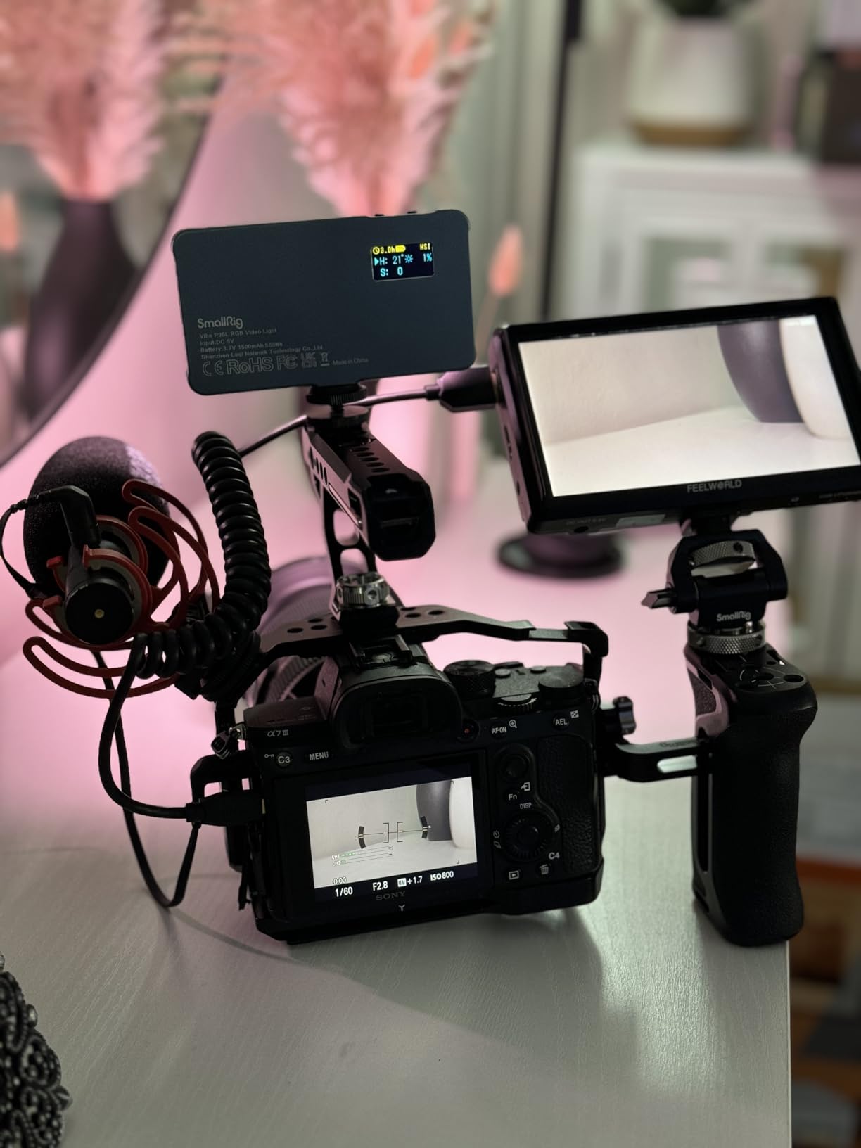 SmallRig HawkLock Quick Release Cage Advanced Kit for Sony Alpha 7 Series | for Sony Alpha 7R V/ Alpha 7 IV/ Alpha 7S III/ Alpha 7 V, Includes a Top Handle/ Side Handle/ Cable Clamp customer photo 1