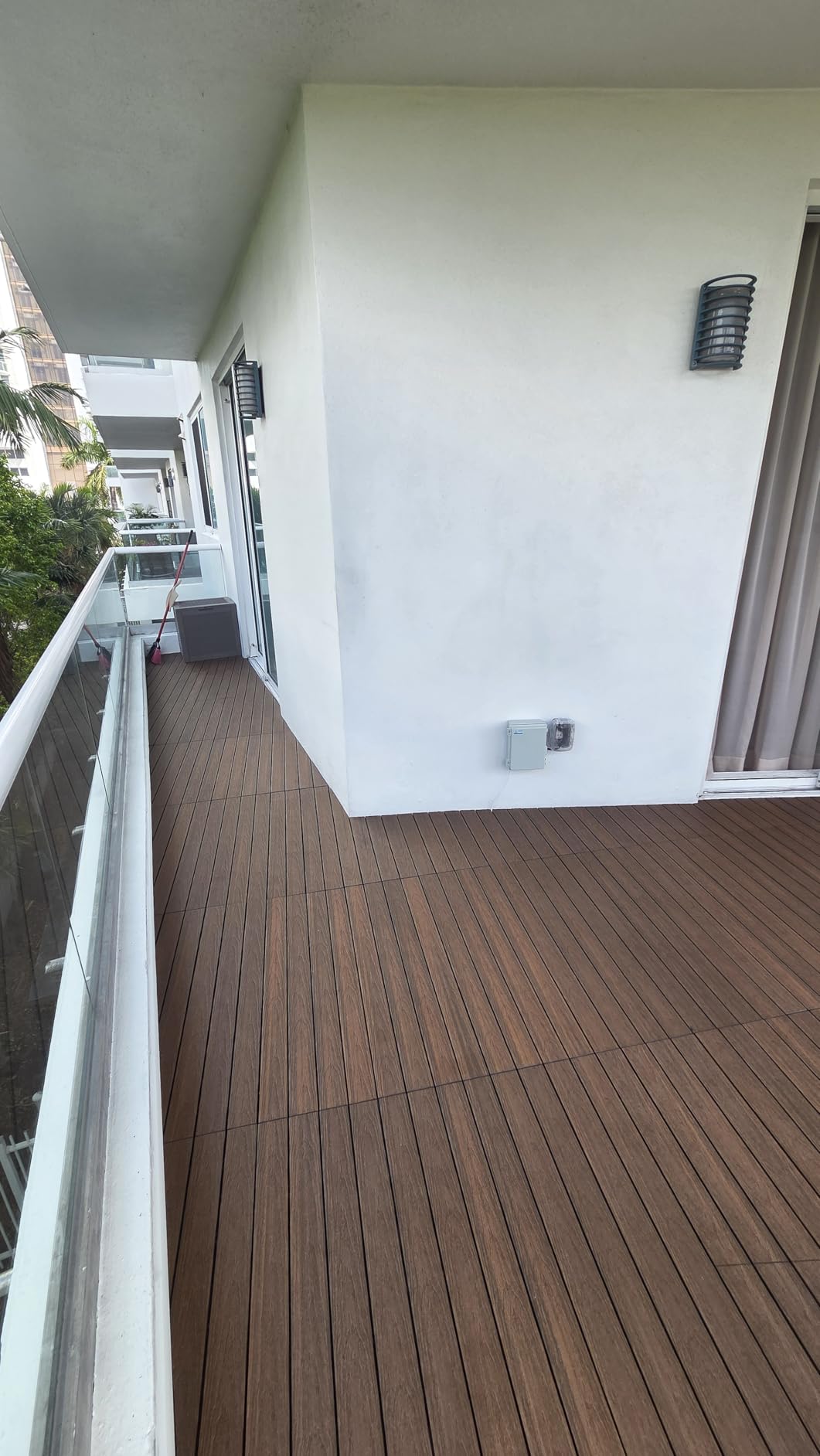 NewTechWood UltraShield Naturale 1 ft. x 3 ft. Quick Deck Outdoor Composite Deck Tile in Brazilian Ipe (15 sq. ft. Per Box) customer photo 1