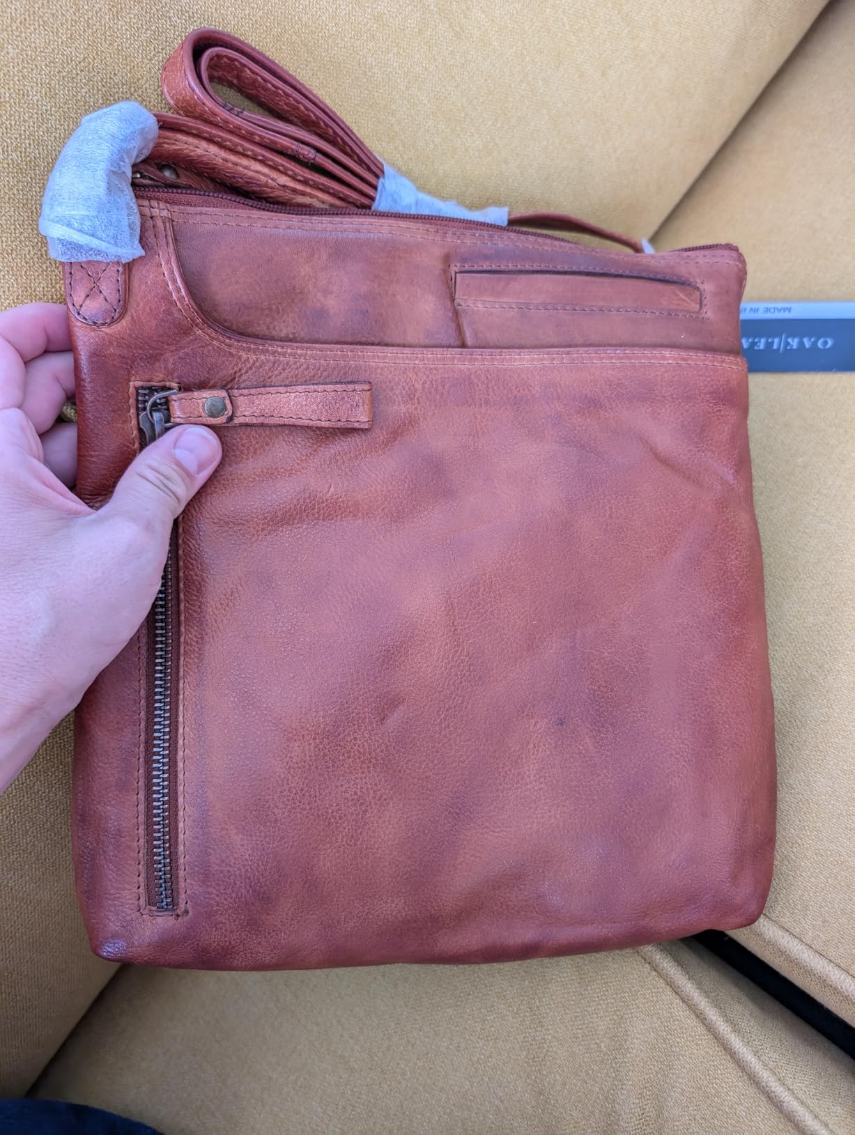 Genuine Leather Crossbody Bag For Women - Medium Cross Body Handbag Purse | Adjustable Shoulder Strap, Premium Craftsmanship, Durable Reinforced Stitching, Leather Tassel & Quality Metal Fittings customer photo 1