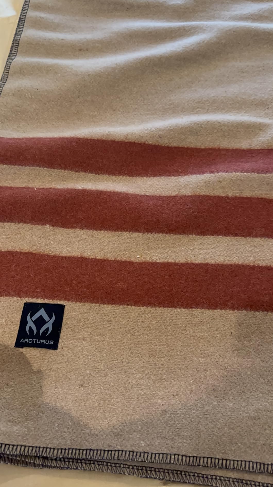Arcturus Rainier Wool Blanket - 4.5lbs Warm, Heavy, Washable, Large | Great for Camping, Outdoors, Survival & Emergency Kits (Sunset Peak) customer photo 2