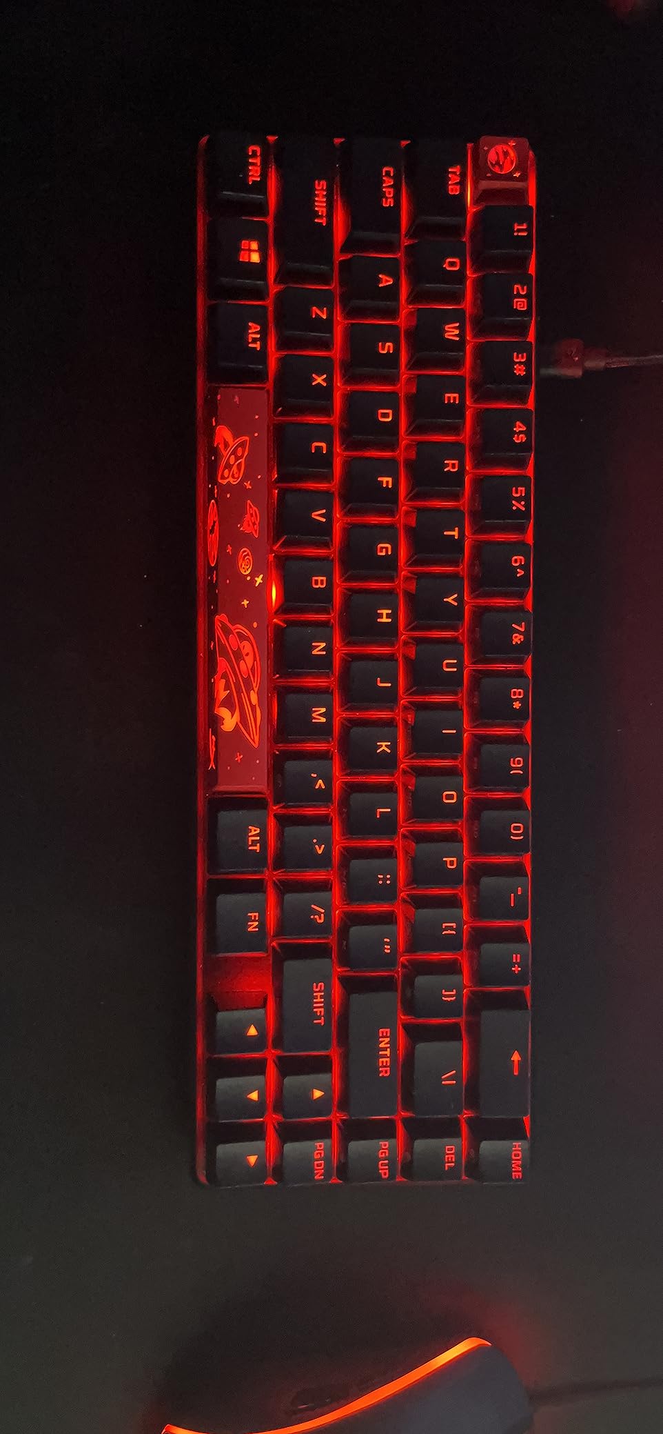 HyperX Alloy Origins 65 - Mechanical Gaming Keyboard - Compact 65% Form Factor - Tactile Aqua Switch - Double Shot PBT Keycaps - RGB LED Backlit - NGENUITY Software Compatible customer photo 1