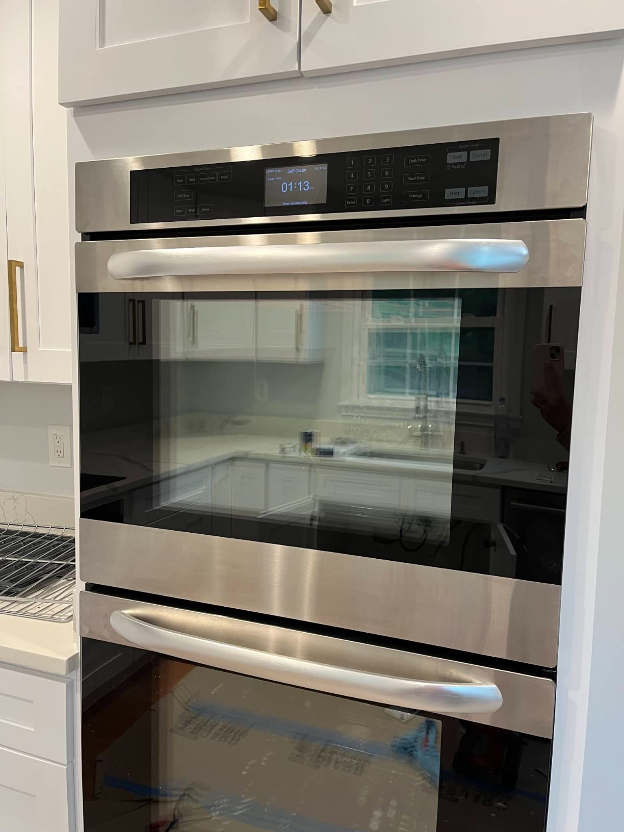 KoolMore 30-Inch Electric Double Wall Oven with Quiet, Rapid Convection Cooking, 7 Cook and Baking Modes, Dual Large Capacity Ovens, Stainless-Steel Unit, Self-Cleaning customer photo 1