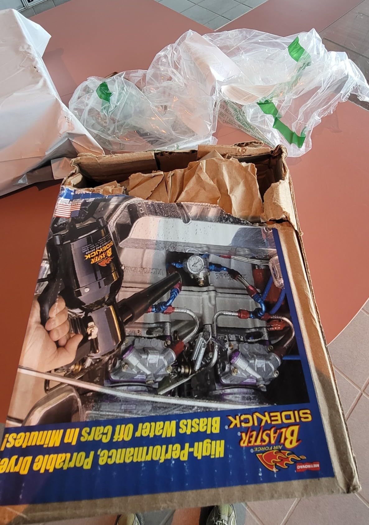METROVAC SK-1-25 Sidekick Blower System - Heavy Duty Car & Motorcycle Cleaner, Dryer customer photo 2