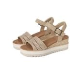 Women's Diana Wedge Heel Sandal, Leather Upper, Rope-Wrapped Midsole, Adjustable Strap, Buckle, OrthoLite Insole customer photo 2