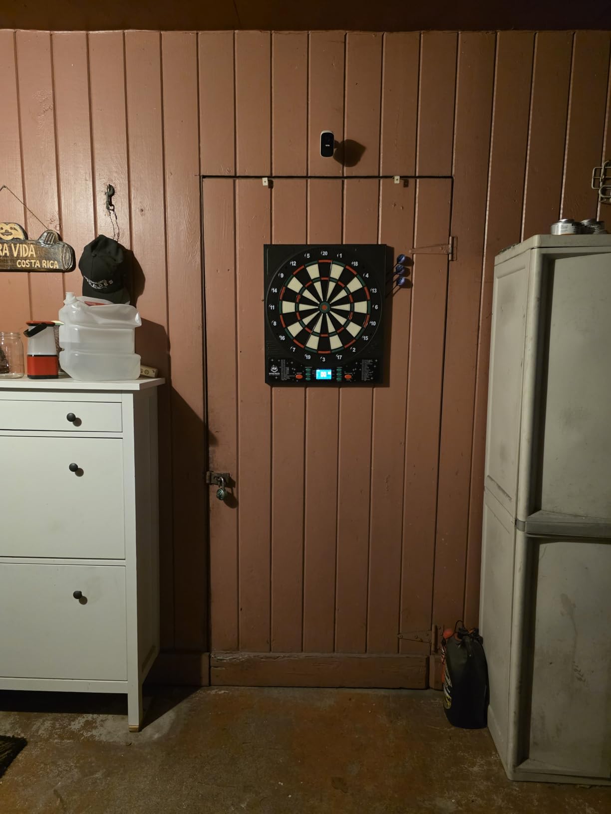 WIN.MAX Electronic Dart Board, Soft Tip Digital Dartboard for Adults, 34 Games 355 Variants Auto Scoring, 12 Darts 100 Tips, Adapter/Batteries, LCD Display Wall Mount for Home Bar Party Game Room customer photo 2