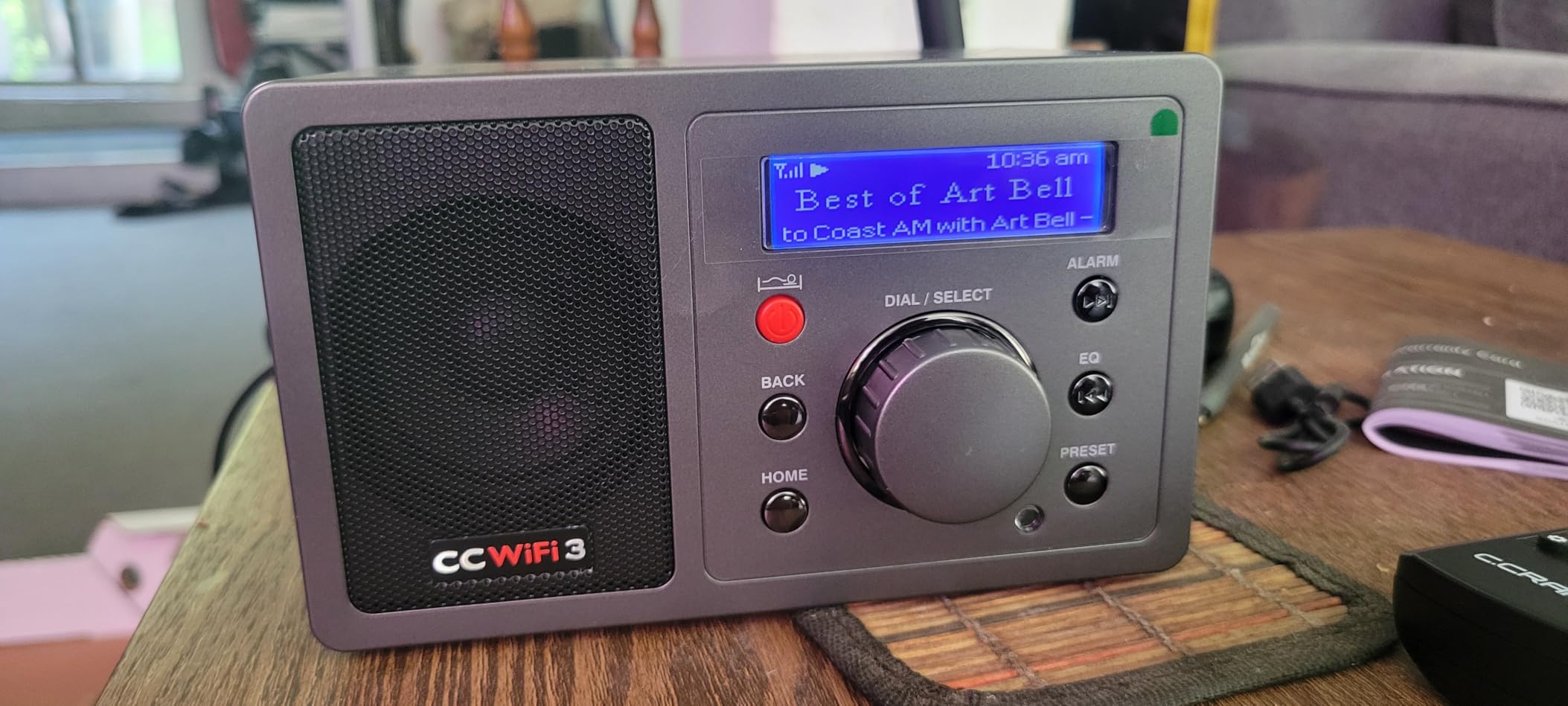 C. Crane CC WiFi 3 Internet Radio with Skytune, Bluetooth Receiver, Clock and Alarm with Remote Control, Access to Thousands of Radio Stations Worldwide customer photo 1