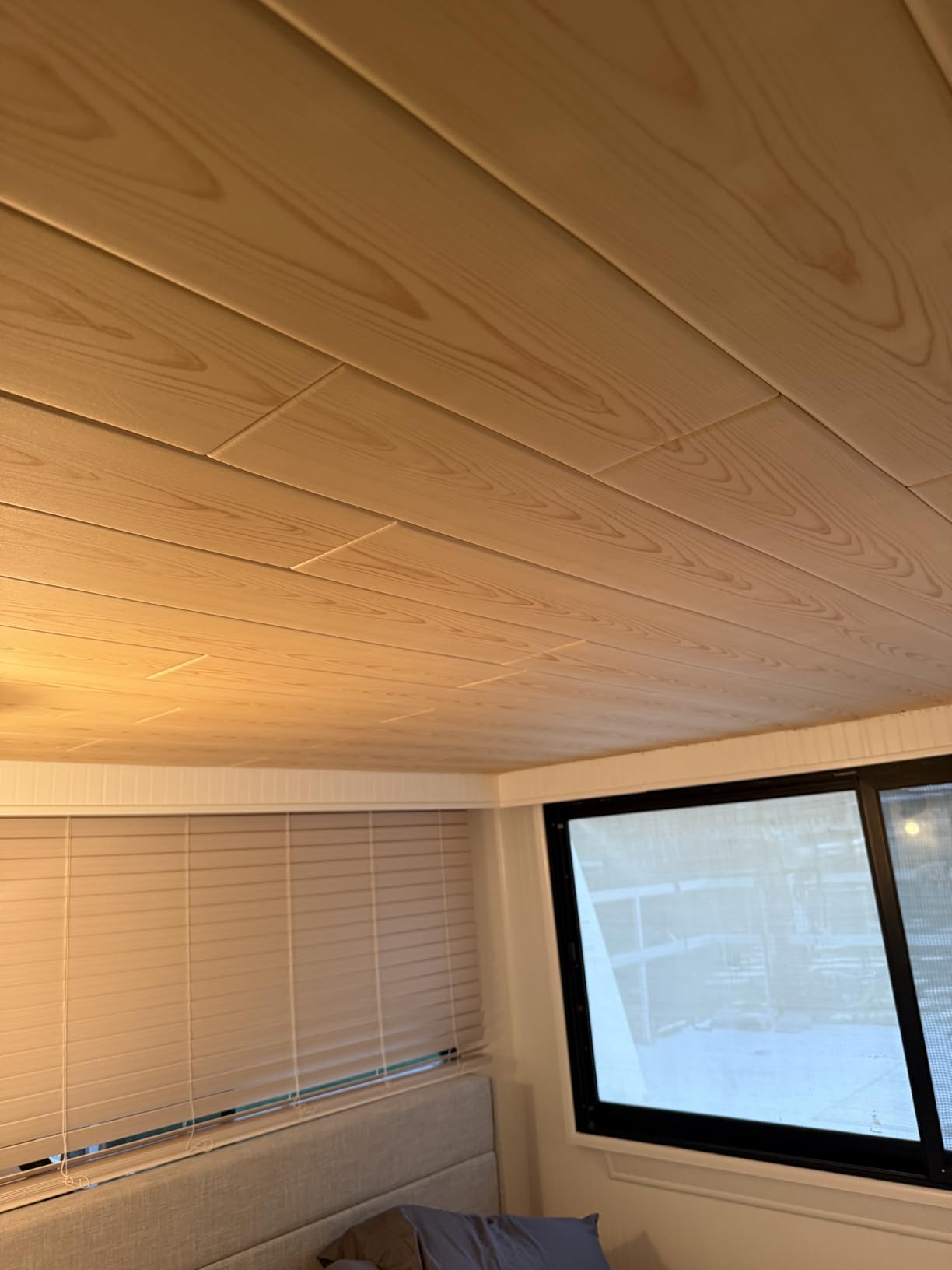À LA MAISON CEILINGS WP01nm-48 Foam Wood Ceiling Planks, Natural Maple, 39