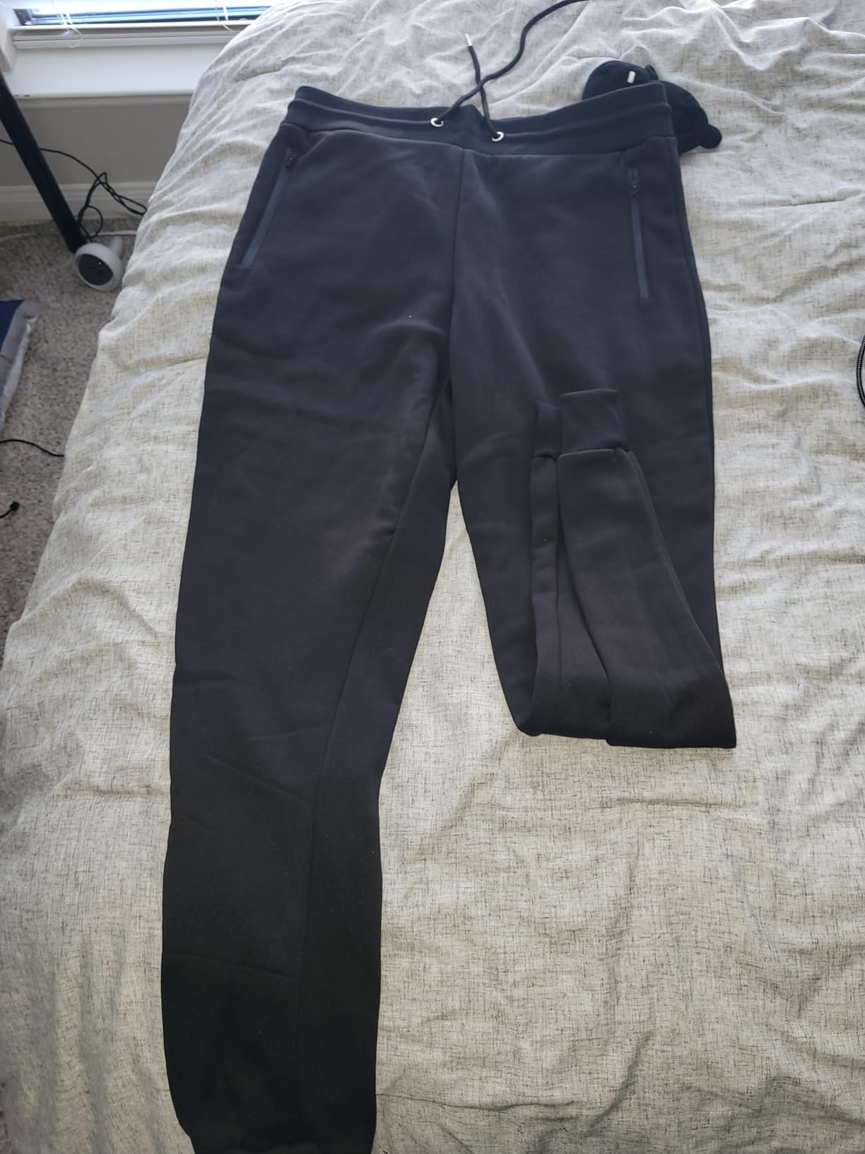 PURE CHAMP Sweatpants for Men 3 Pack Fleece Athletic Workout Joggers Mens Sweatpants with Zipper Pockets Size S-3XL customer photo 1