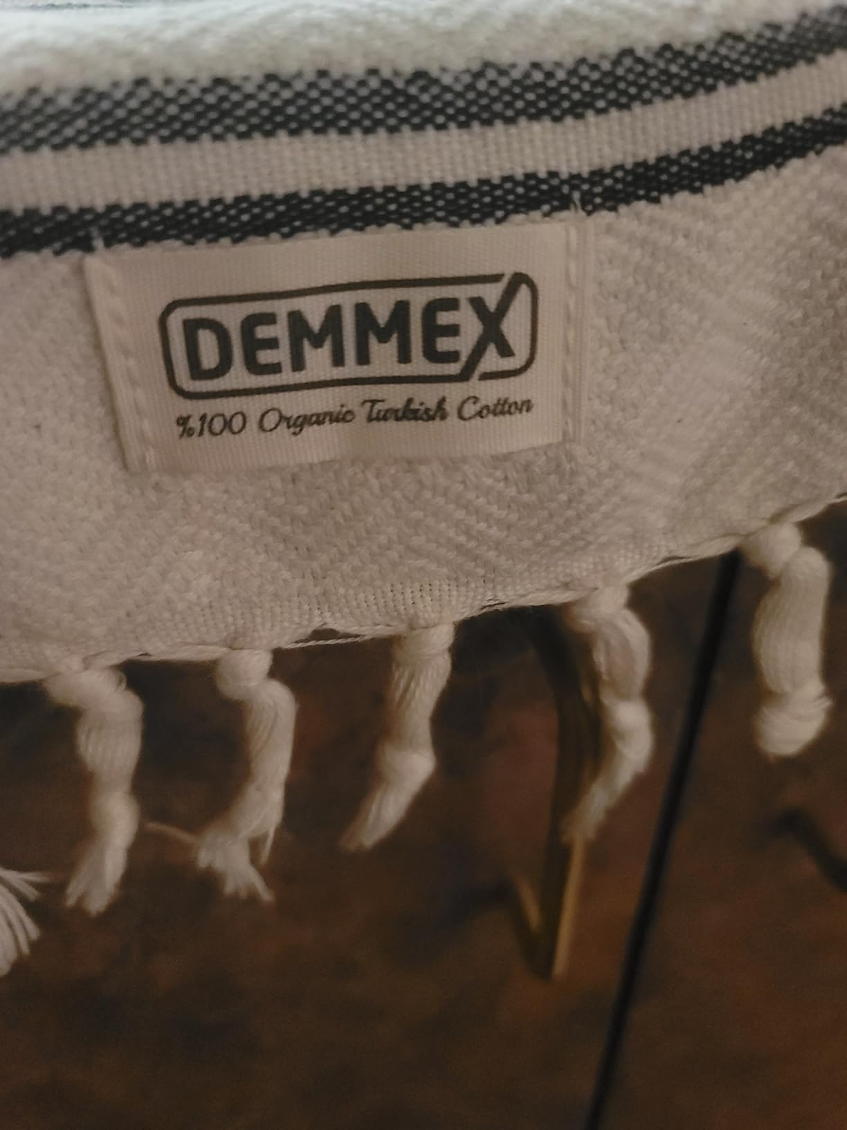 DEMMEX Organic Diamond Turkish Bath & Beach Towel | 100% Oeko-TEX Certified Cotton, Ultra-Soft, Quick-Dry, Lightweight, Compact & Oversized Luxury Peshtemal Towel, Prewashed, 71