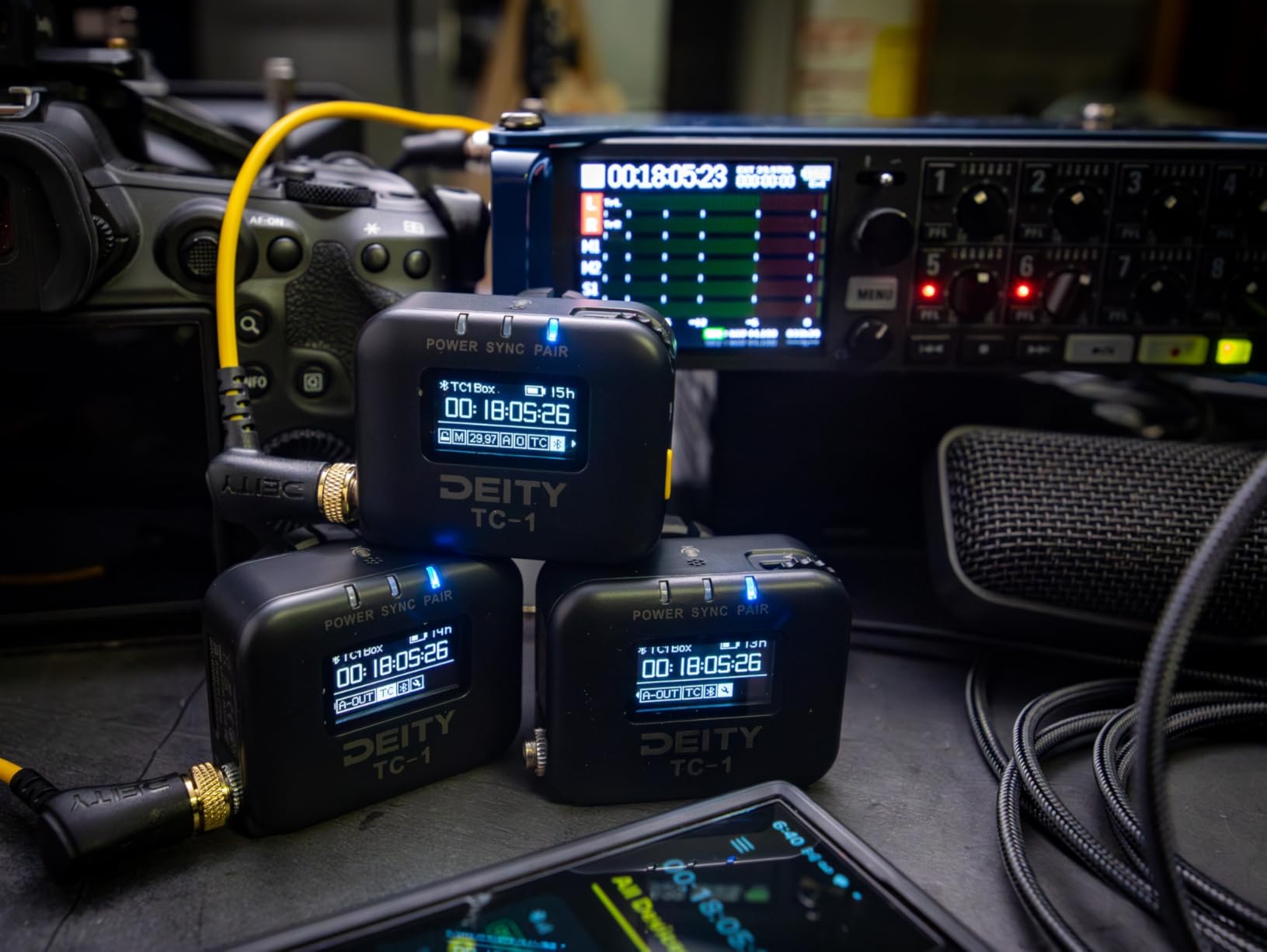 Deity TC-1 Wireless Timecode Box 3 Kit, 0.5ppm Accuracy, 2.4G Radio, Bluetooth 5.0, 250ft Range, 28-Hour Battery customer photo 1