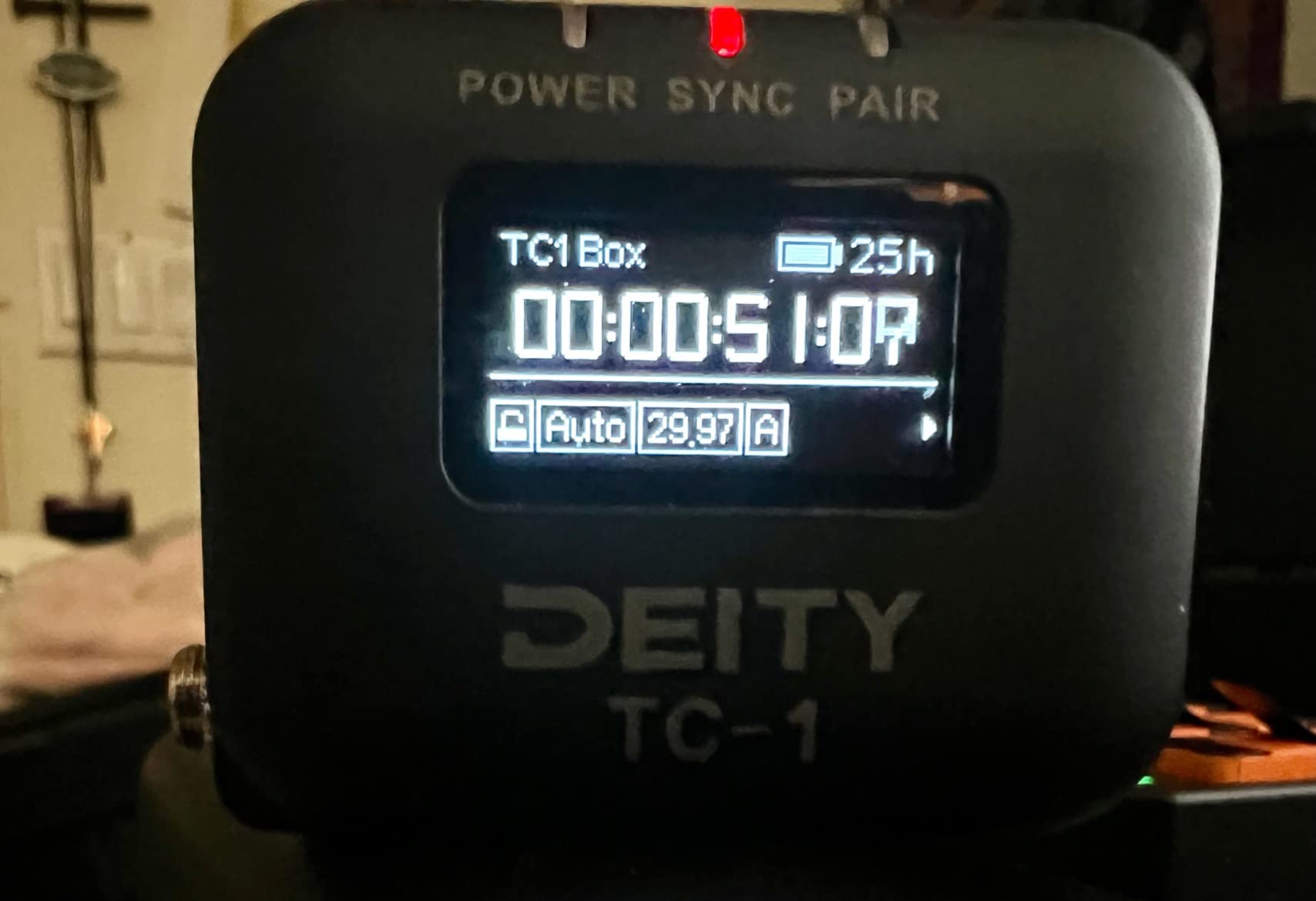 Deity TC-1 Wireless Timecode Box, 0.5ppm Accuracy, Bluetooth 5.0 & 2.4G Radio, APP Control, 250ft Range, 28-Hour Battery customer photo 1