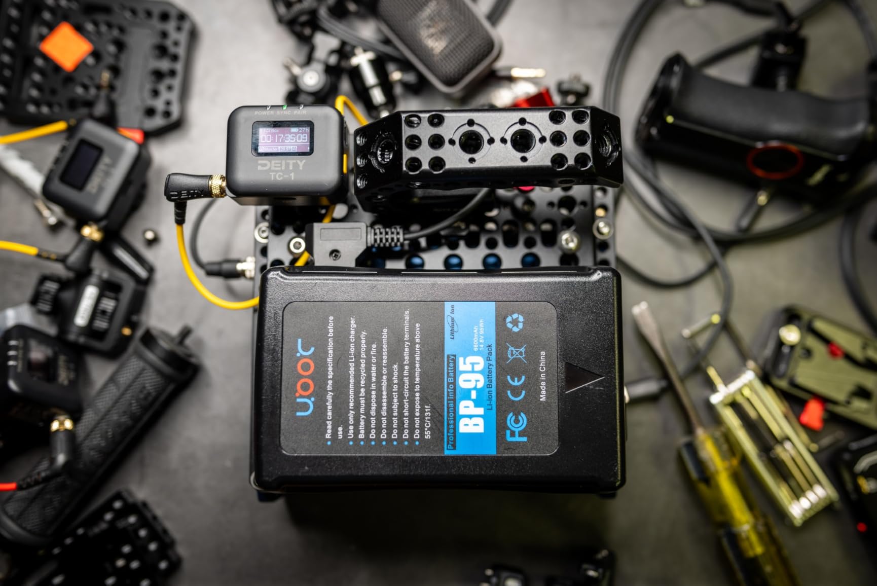 Deity TC-1 Wireless Timecode Box, 0.5ppm Accuracy, Bluetooth 5.0 & 2.4G Radio, APP Control, 250ft Range, 28-Hour Battery customer photo 2
