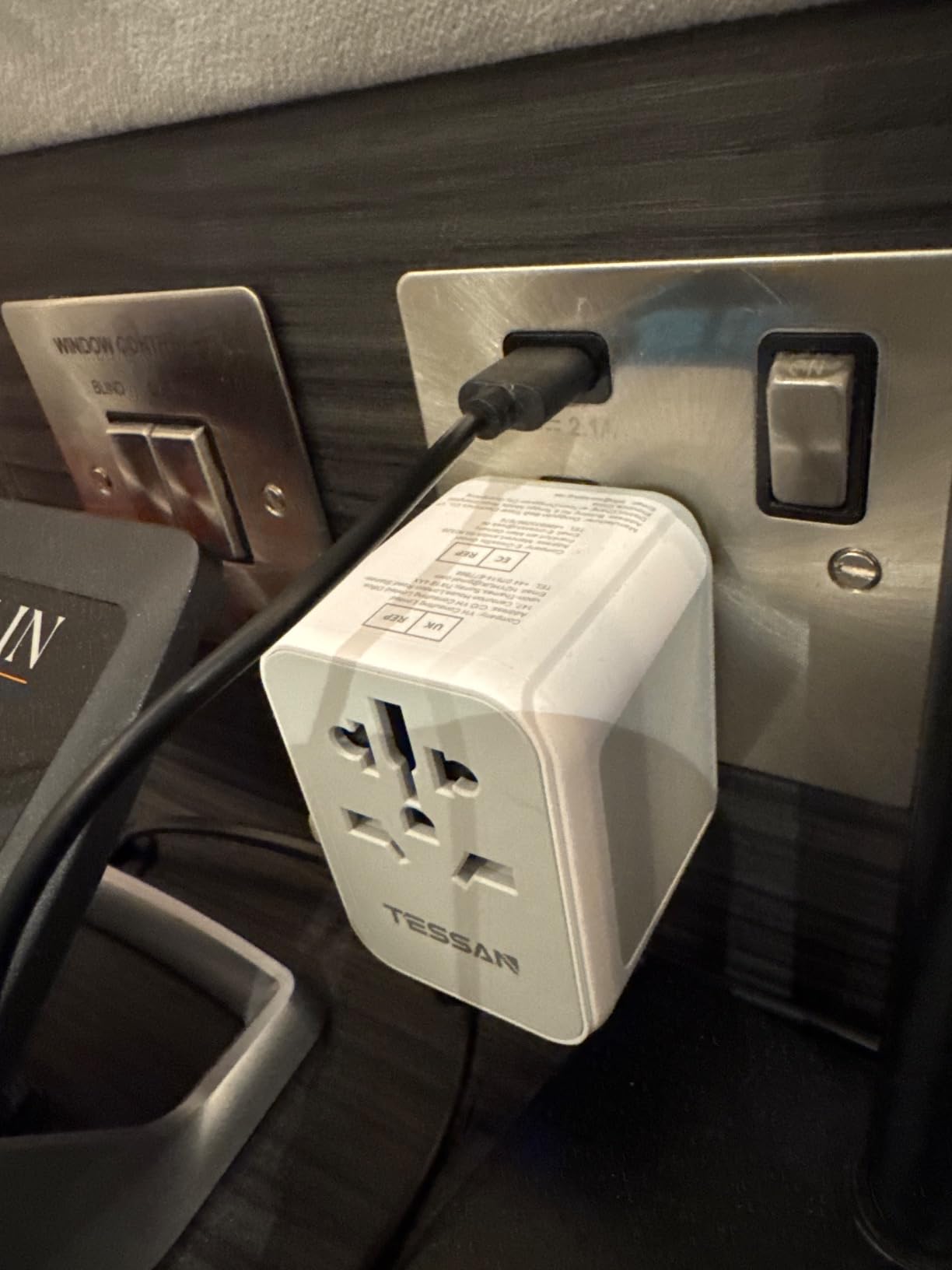 TESSAN Universal Travel Adapter, International Power Adapter | 2 USB C 2 USB A Ports, Travel Plug Adaptor Worldwide for US to Europe UK Italy Ireland Australia France Germany, Type C G A I customer photo 1