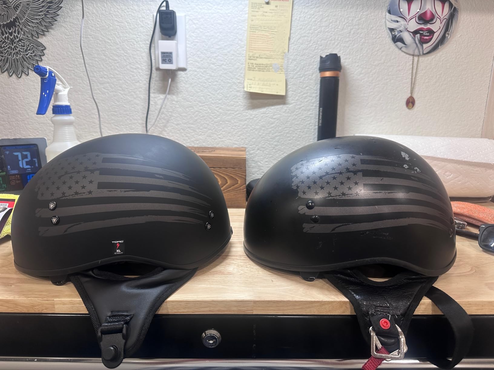 TORC T59 Sundowner Motorcycle Half Helmet with Magnetic Buckle DOT Approved customer photo 1
