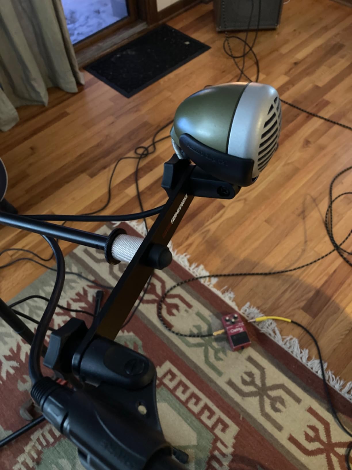 Ammo Clip 520 Bullet Mic Holder Compatible With Shure 520DX Green Bullet, Superlux D112/C and Other Similar Harmonica Microphones (Midnight Blue) customer photo 1