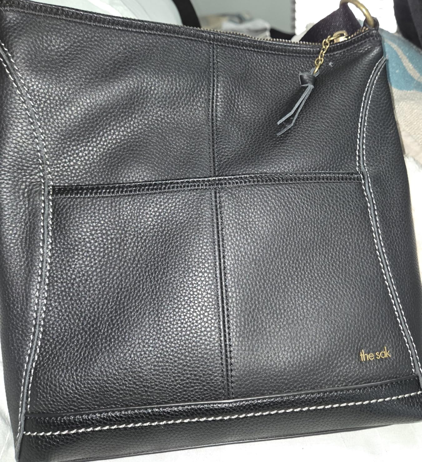 The Sak iris Leather Crossbody Purse - Women's Handbag for Everyday & Travel - Cross Body Bag With Zipper Closure customer photo 2