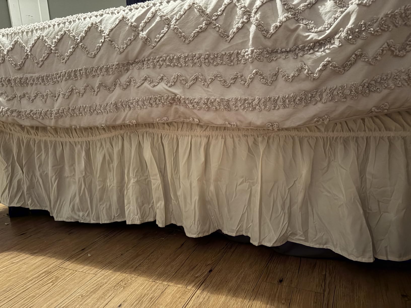 MEILA Wrap Around Bed Skirt for Queen & King Beds 16