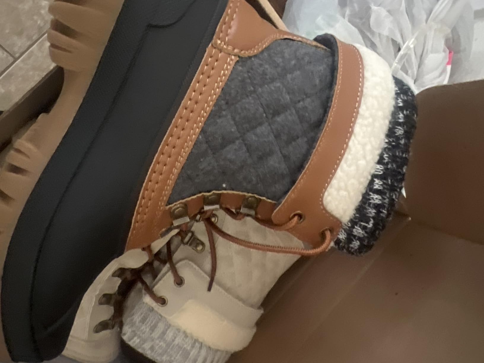 ALEADER Womens Winter Snow Boots Waterproof Shell Duck Boots customer photo 1