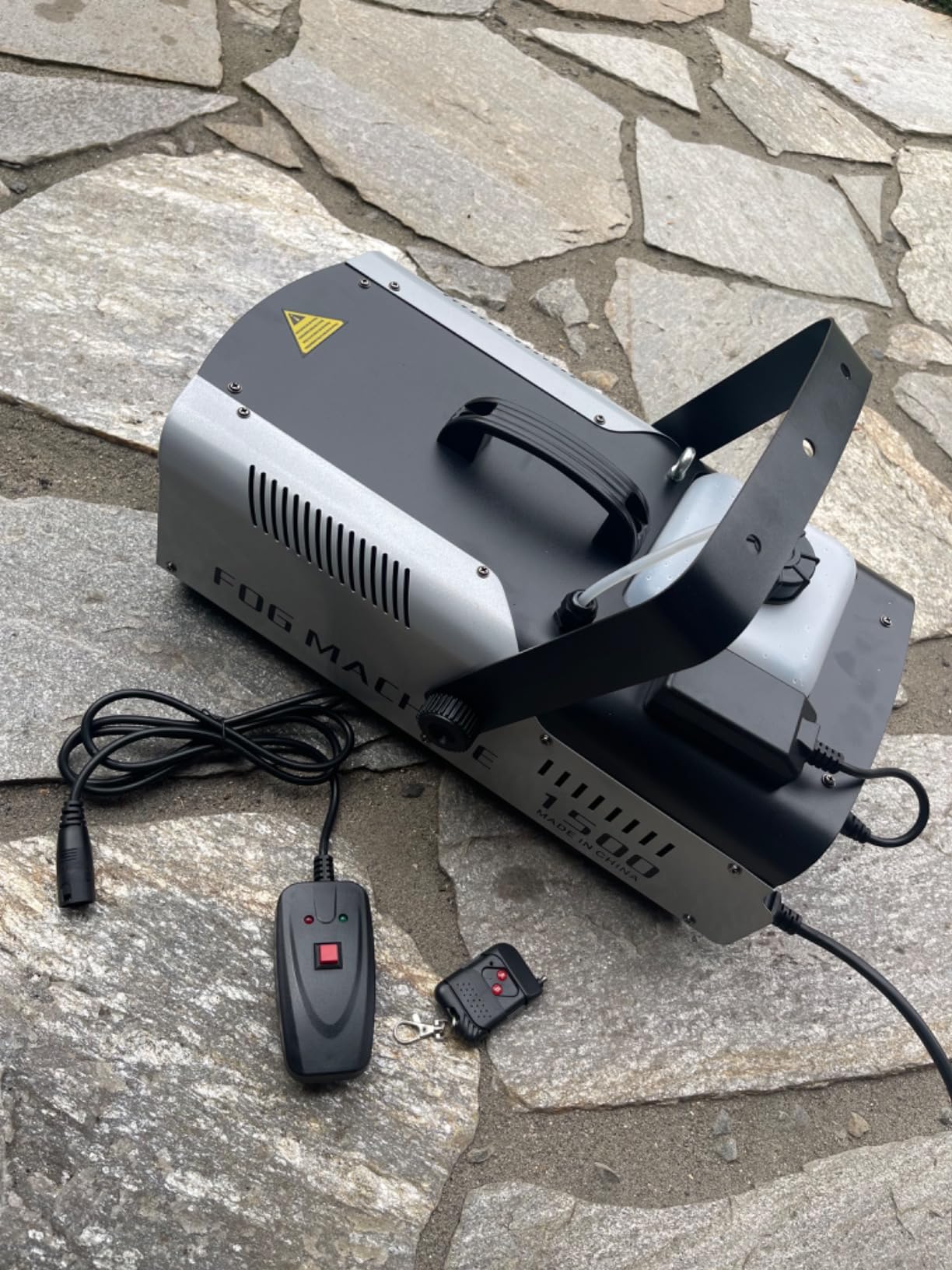Telbum Fog Machine 1500 Watt and 16000 CFM Fog with with 2 Sets of Controllers, Professional Smoke Machine for DJ Stage Halloween Party Wedding Christmas customer photo 1