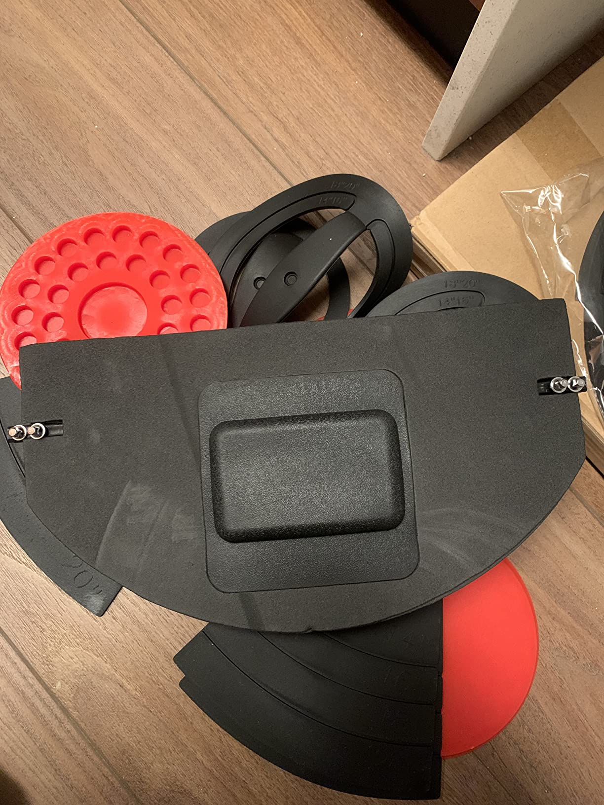 RANMING Silicone Drum Mute Pads, 9 Pcs, Reduce 90% Volume | Silicone Double-Layer Mute Pads Set With Mutes Sized 10,12,14,16-Inch, 1 Bass Mute, 4 Trimmable Cymbal Mute For Custom Fit customer photo 1