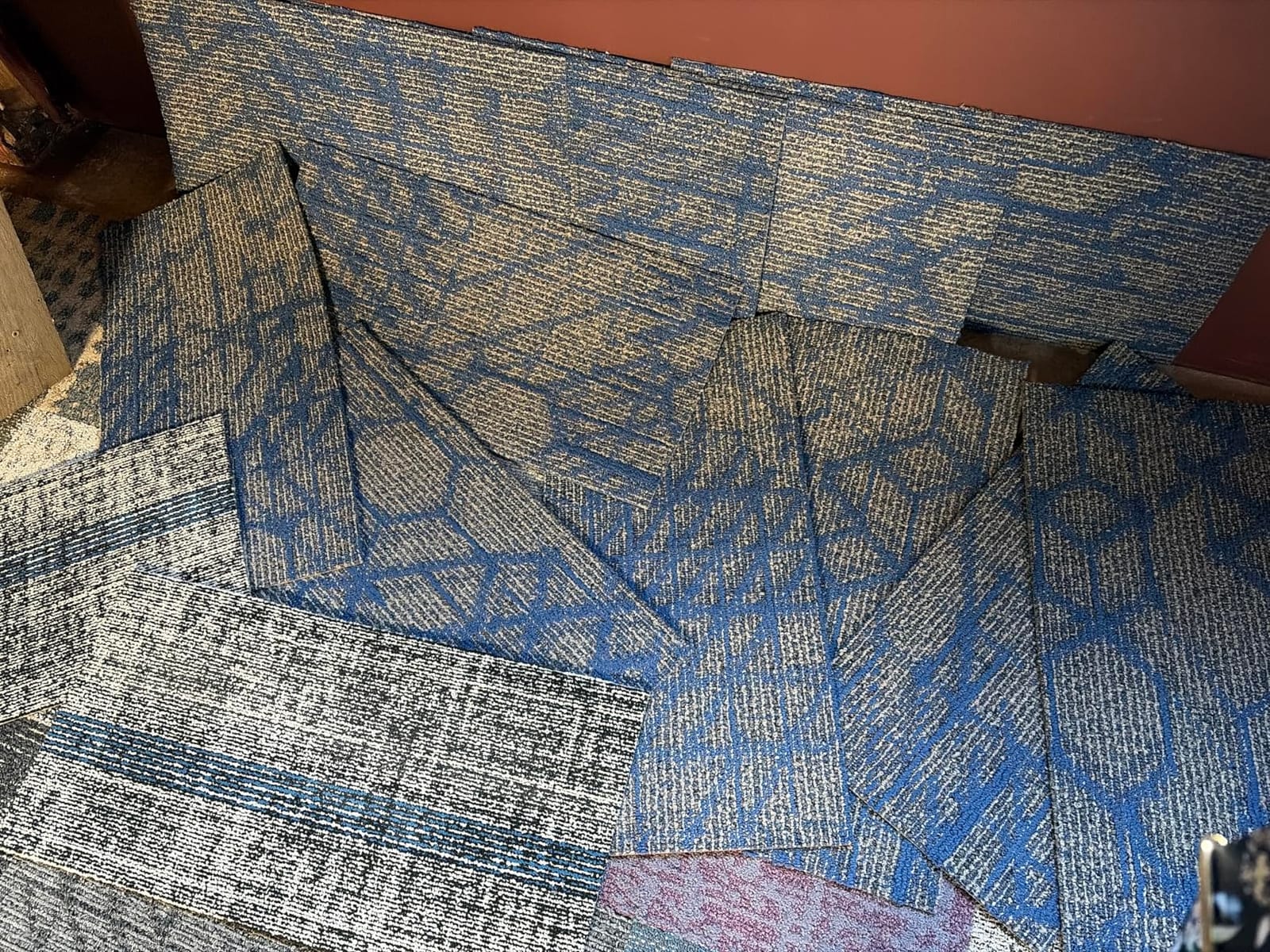 12''x24'' Assorted Carpet Tile Peel and Stick 24 Planks- 48sqft customer photo 2