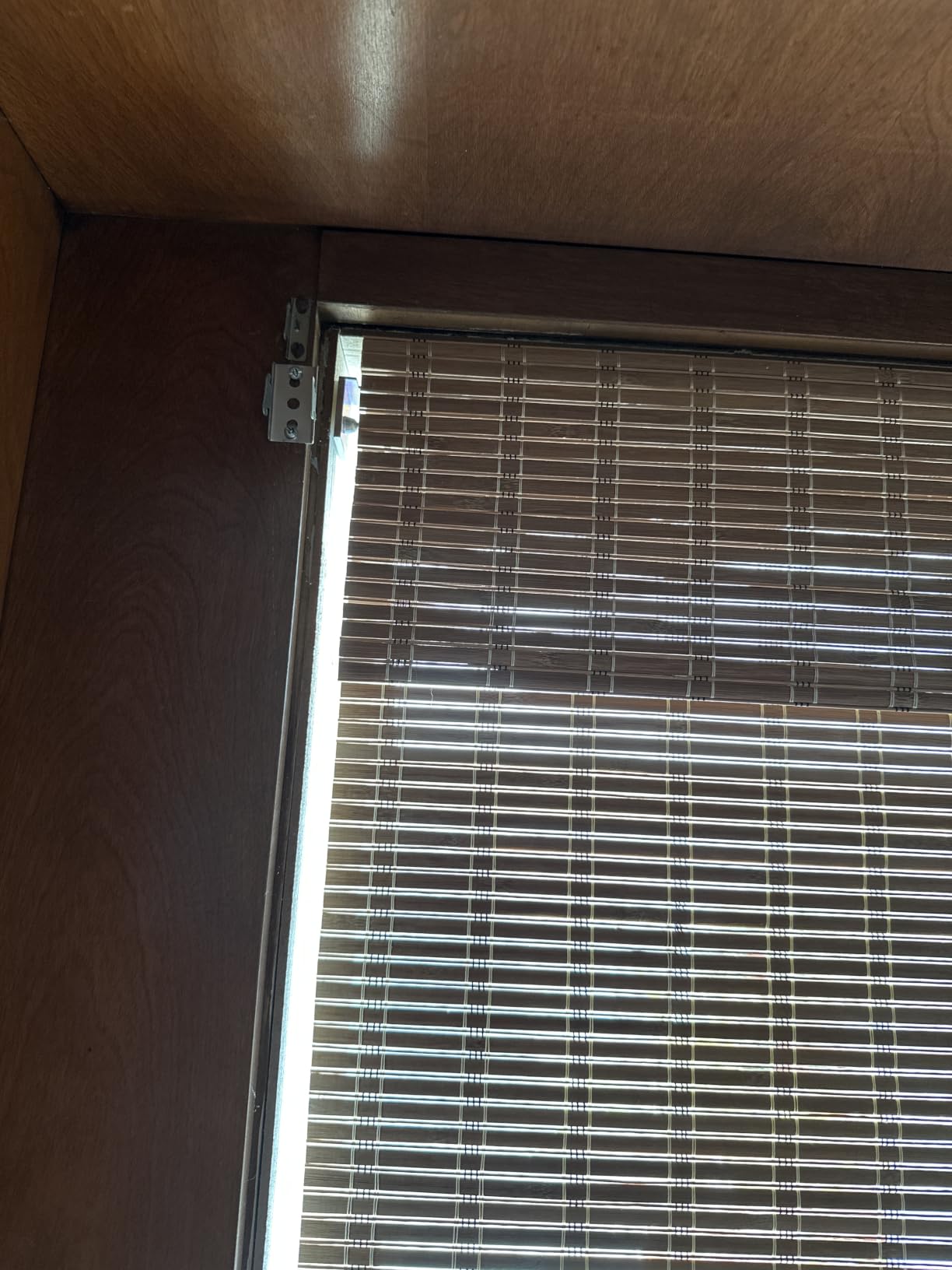 LazBlinds No Drill Cordless Bamboo Roman Shades, 34