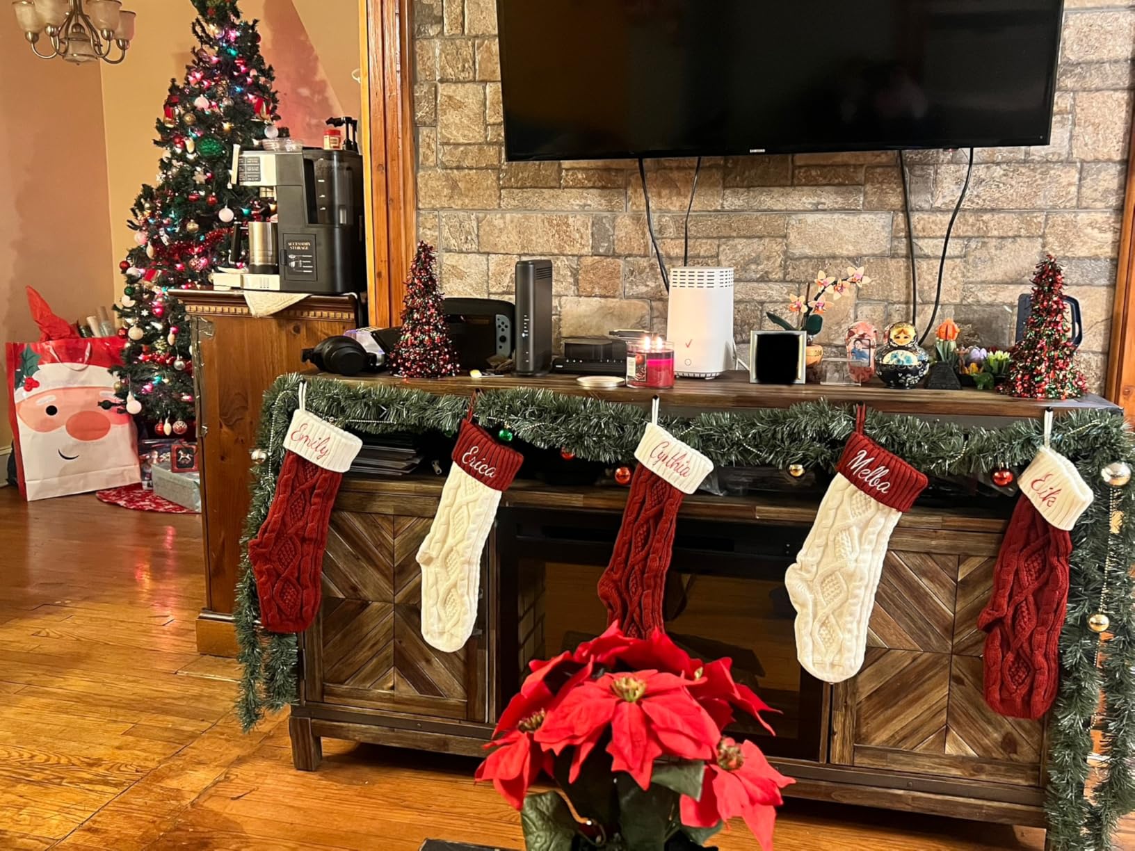Personalized Christmas Stockings, Custom Name Family Christmas Stocking | 18