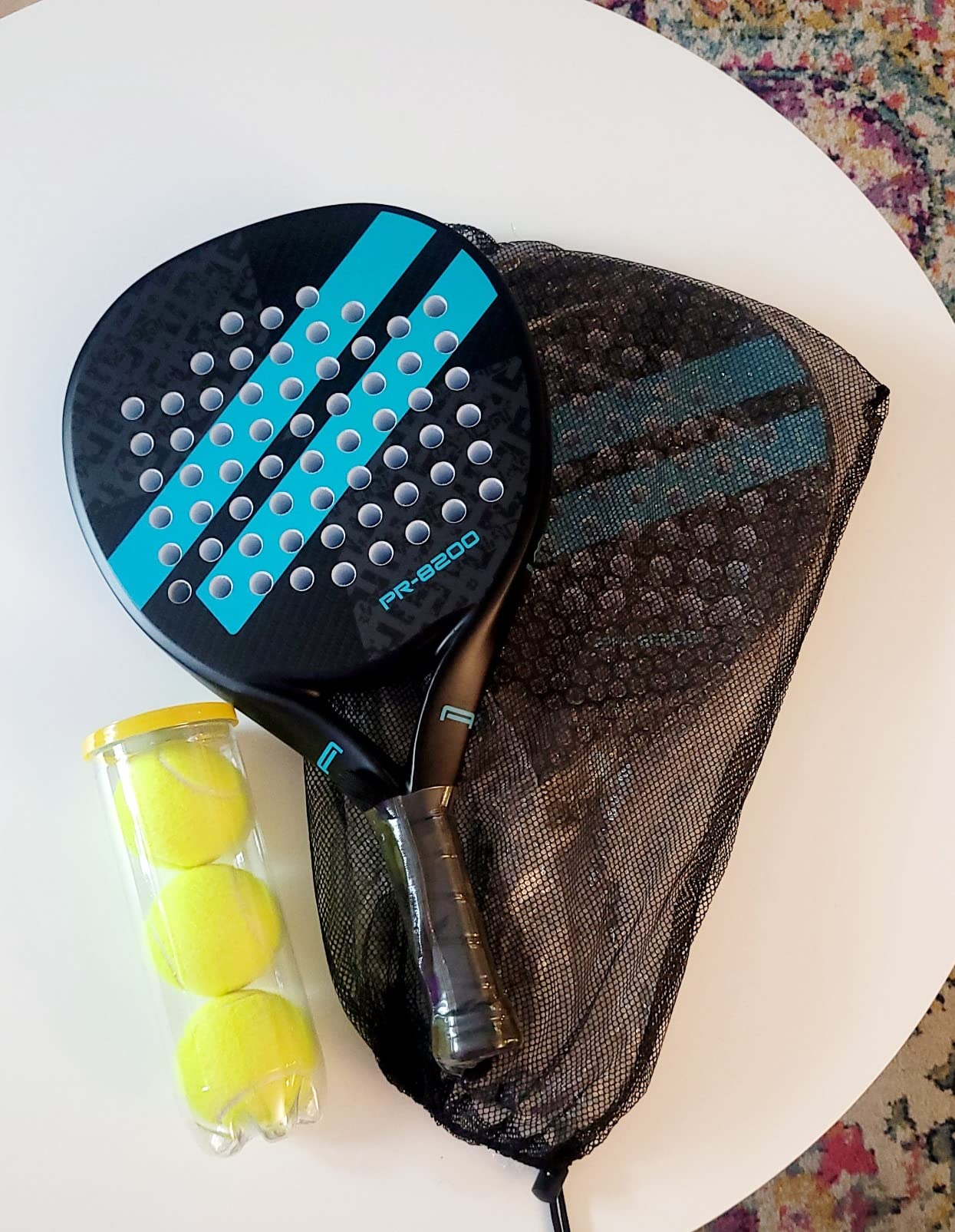 ianoni Padel Racket Carbon Fiber Surface with EVA Memory Flex Foam Core Padel Tennis Racquets Paddle Tennis Racket customer photo 2