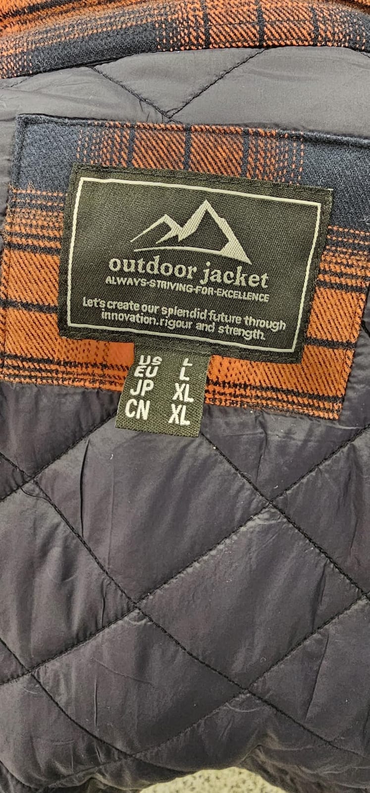 Men's Flannel Shirt Quilted Lined Thermal Winter Coat Button Down Insulated Flannel Shirts Jacket customer photo 1