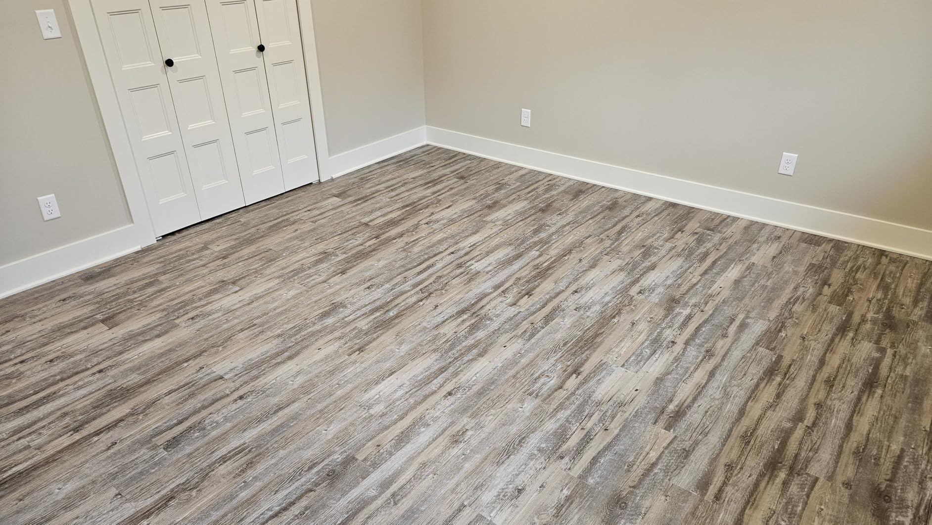 Art3d 36-Pack 54 Sq.ft Peel and Stick Floor Tiles Vinyl Plank Flooring Wood Look, Adhesive and Waterproof Tile Sticker for Bedroom, Living Room, Kitchen, RV in Ebony customer photo 1