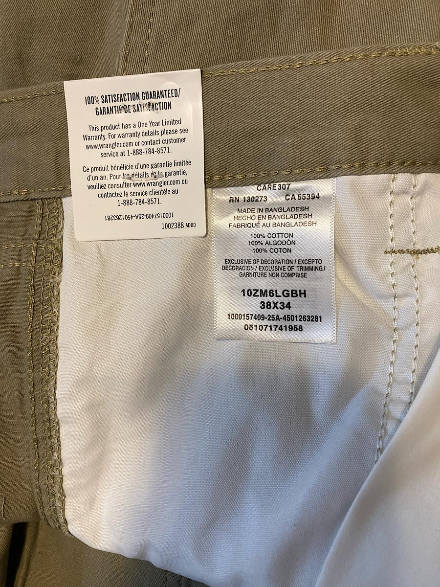 Wrangler Authentics Men's Twill Relaxed Fit Cargo Pant (Logan) customer photo 1