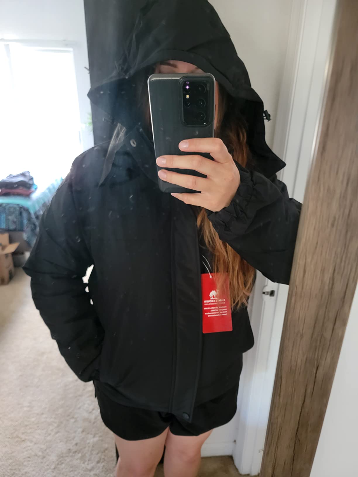 CAMEL CROWN Men's Mountain Ski Snow Jacket Waterproof Winter Coat Snowboarding Windbreaker Windproof Warm Hooded Snow Coat customer photo 2