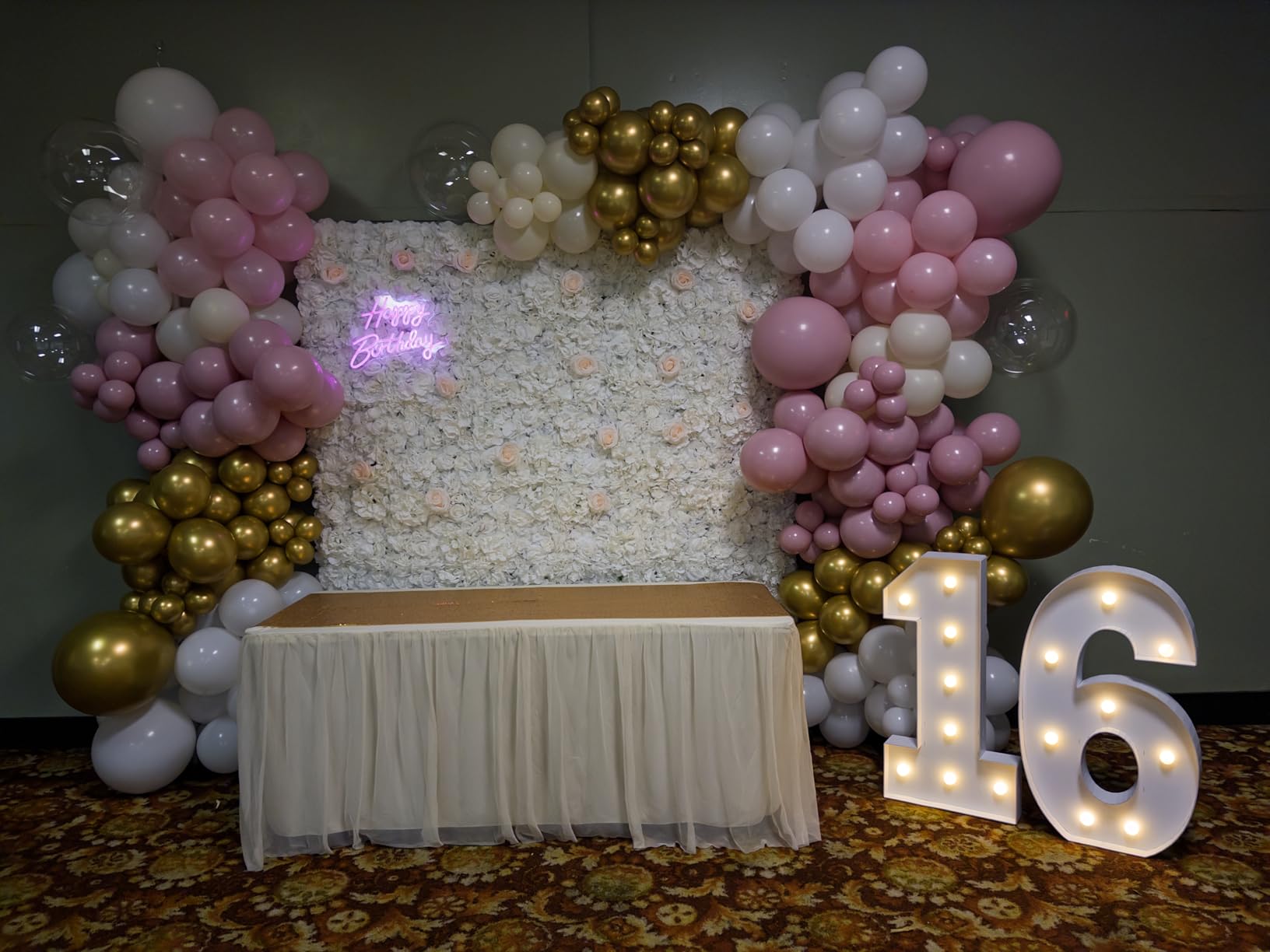 Hecis Pipe and Drape Backdrop Stand, 8ft x 10ft Adjustable Metal Heavy Duty Wedding Background customer photo 1