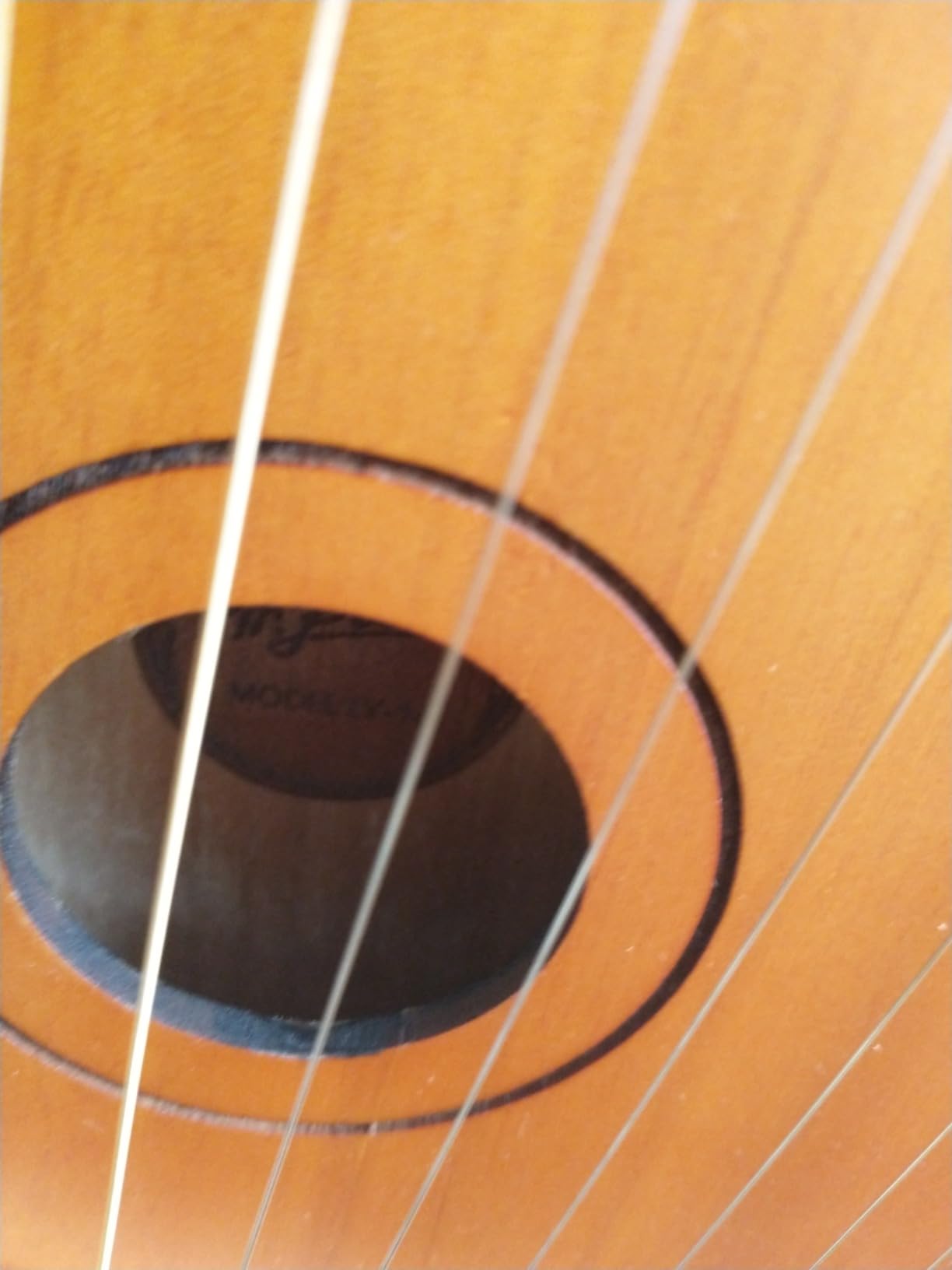 Mr.Power Lyre Harp, 21 Metal Strings Lyre Harp Present For Music Lovers, Beginners, Friend with Tuning Wrench, Replace String Set and Gig Bag (21 String, Natural Wood) customer photo 1