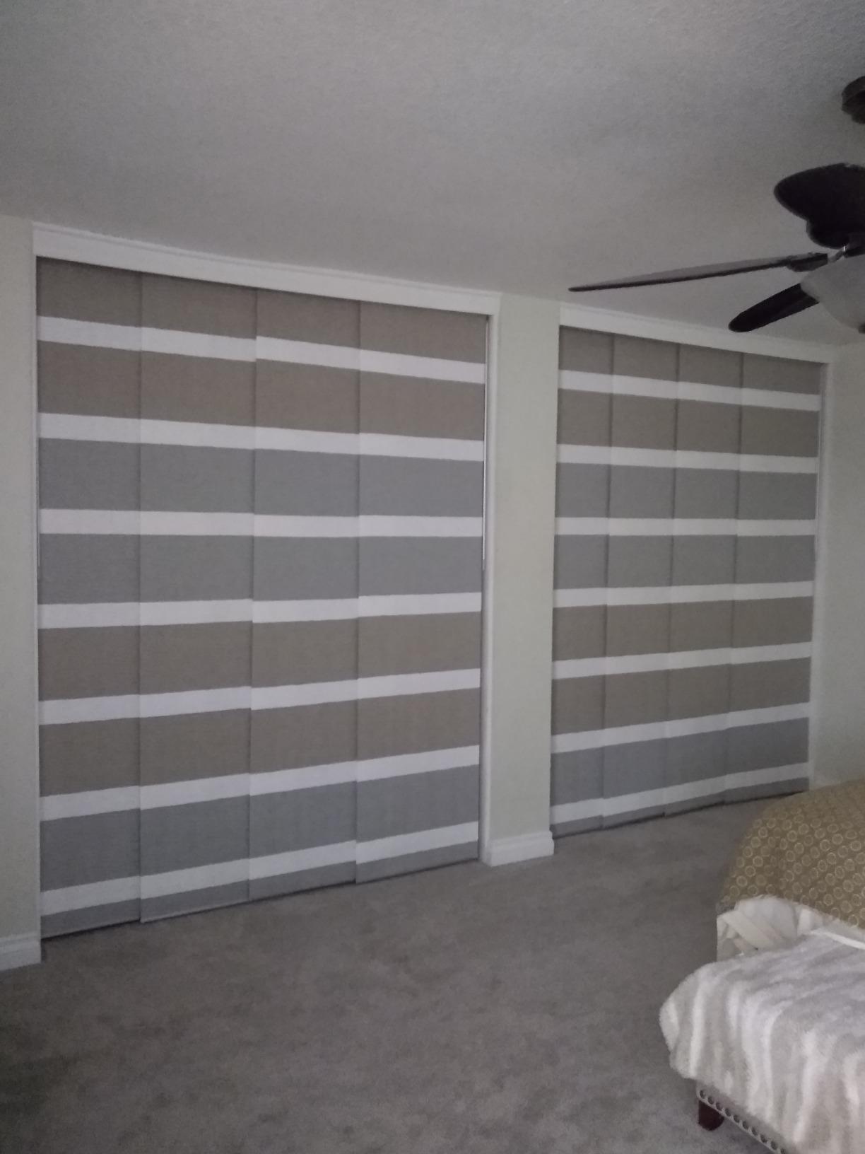 GoDear Design Vertical Blinds Woven Closet 45.8