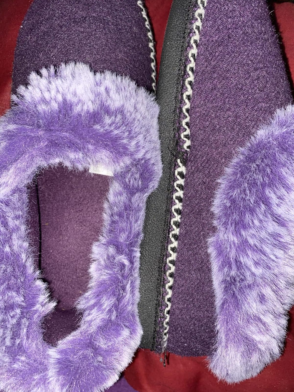 EverFoams Women's Bootie Slippers Warm Soft House Shoes with Fluffy Collar customer photo 2