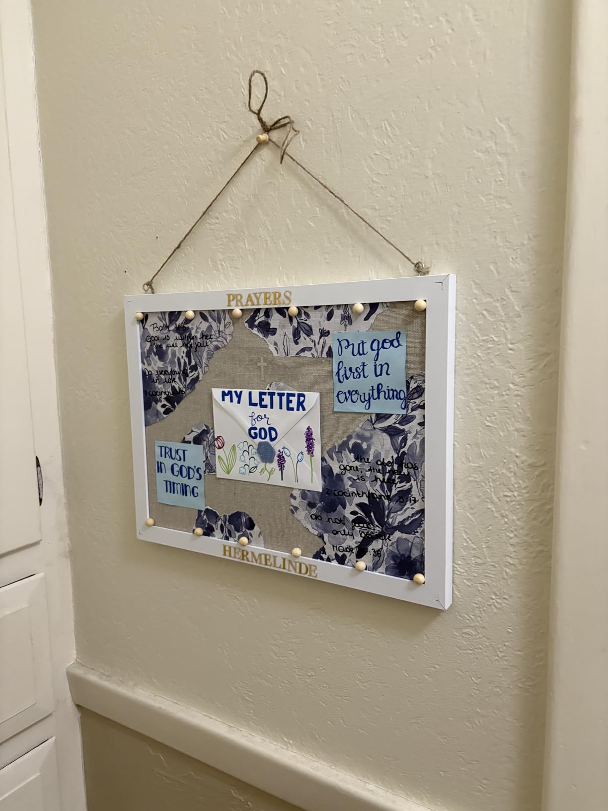 2-Pack Double-Sided Wood Framed Cork Board with Linen, 16