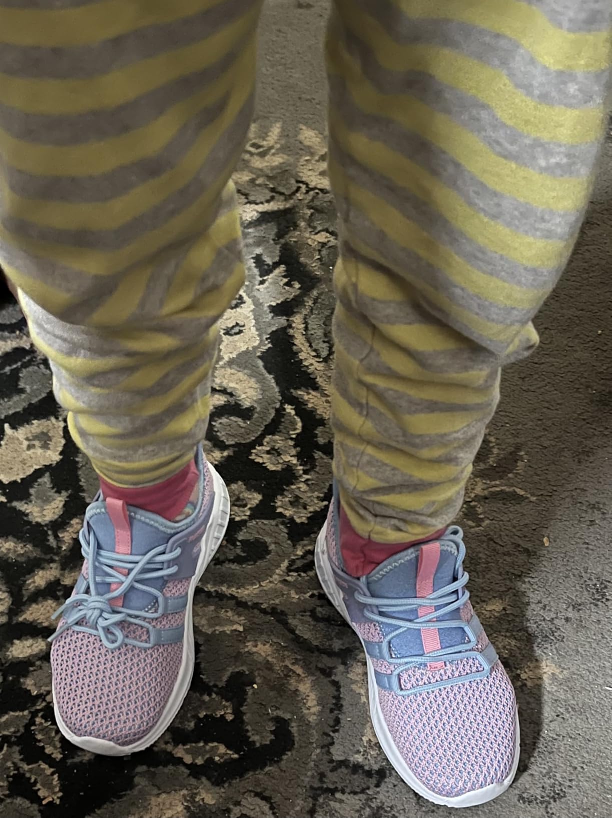Girls Tennis Shoes Lace-up Running Sneaker for Kids customer photo 1