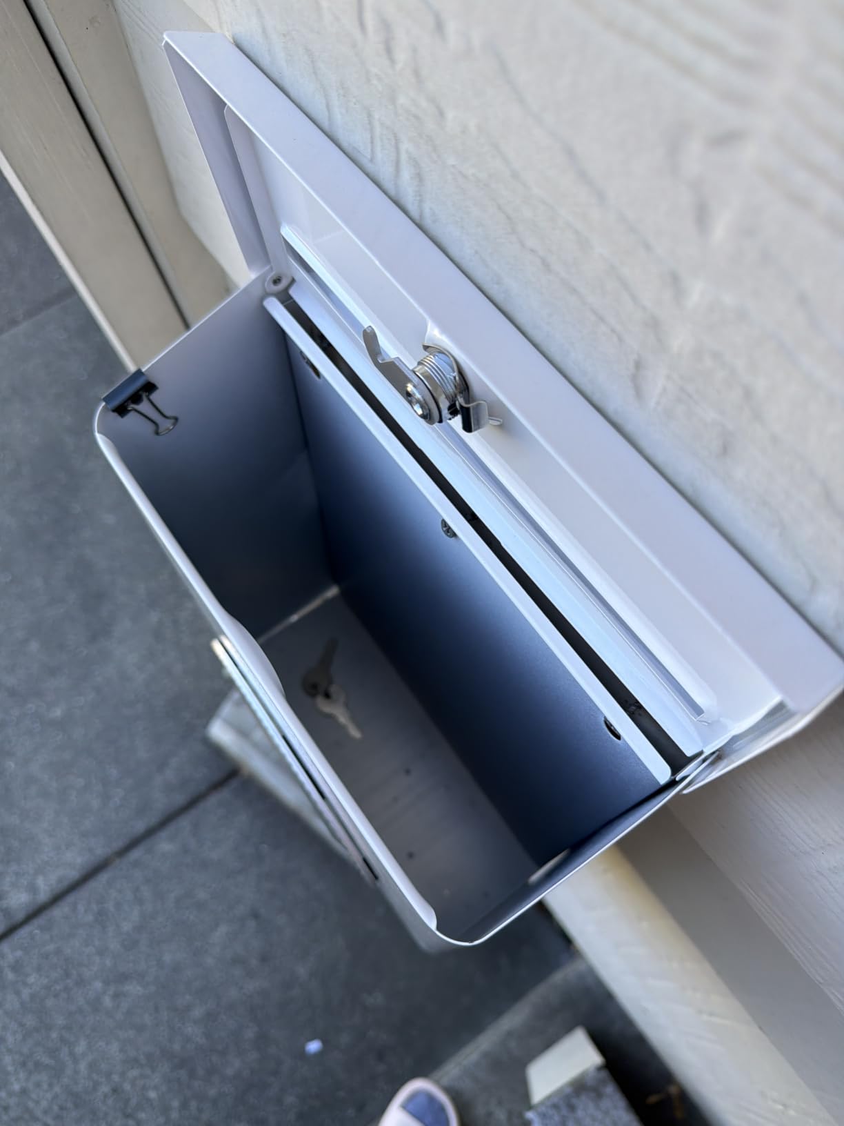 Architectural Mailboxes Designer Galvanized Steel Wall-Mount Mailbox, Venetian Bronze, Medium (Locking) customer photo 2