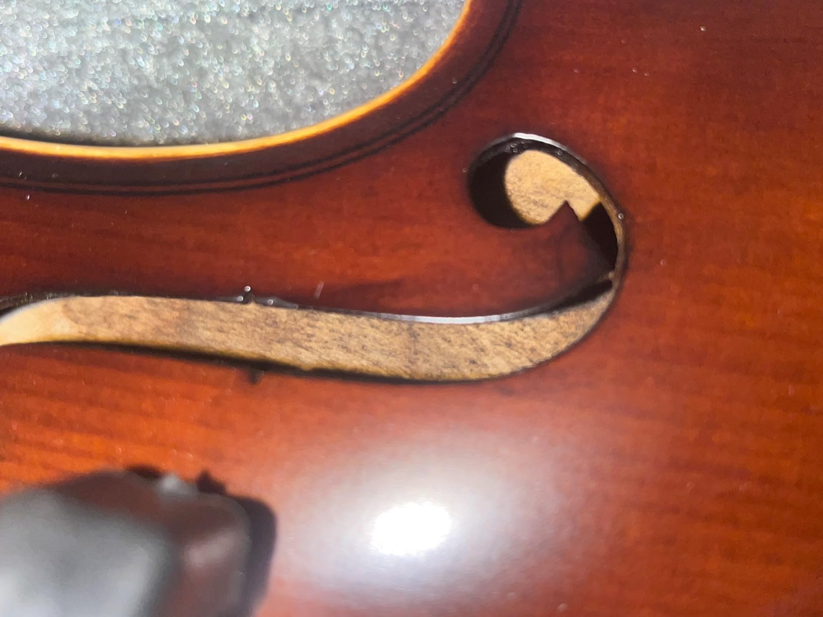 Vangoa 1/2 Acoustic Violin Fiddle Kit, Professional Solid Wood Violin, Spruce Top, Matched Unique Maple Wood Pattern, Premium Ebony Fitting, Beginner customer photo 2