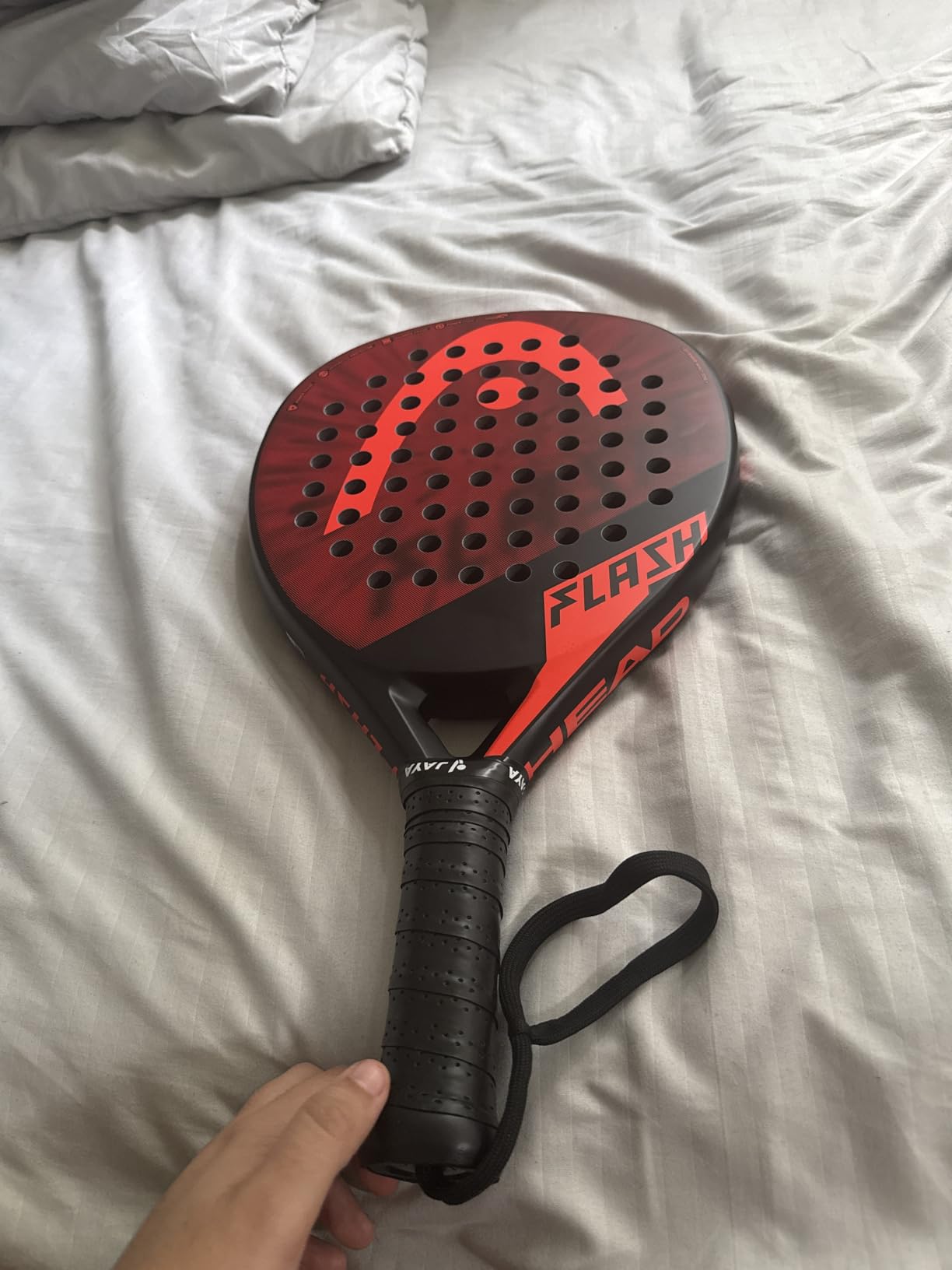 HEAD Flash Padel Racket/Paddle Series | Oversized teardrop design with Power Foam, fiberglass face, and a large forgiving sweet spot for easy playability customer photo 2