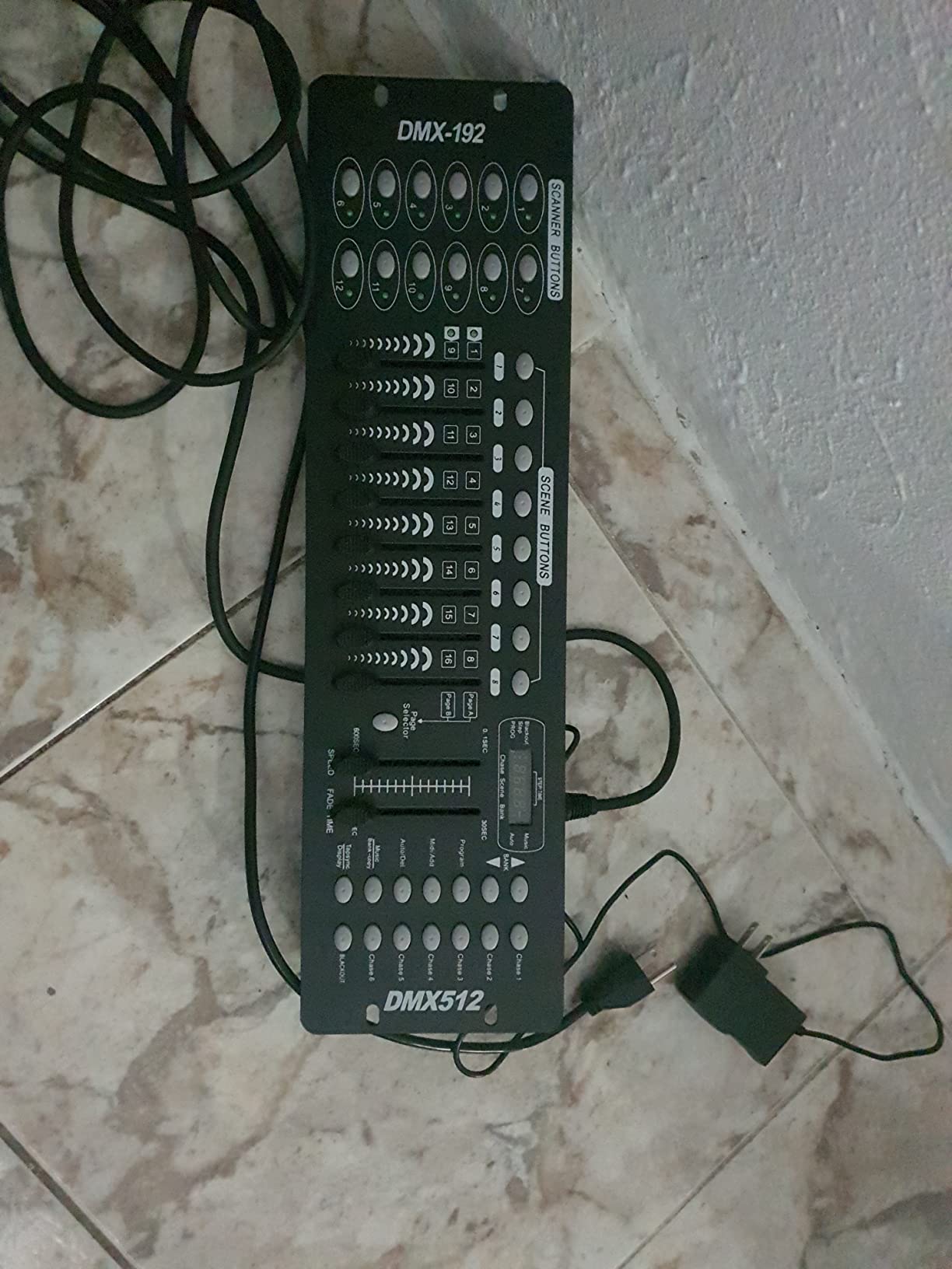 DMX 512 Controller, 192 Channel DMX Light Controller Stage Lighting Console for Party DJ Disco Lights Show Night Club customer photo 2