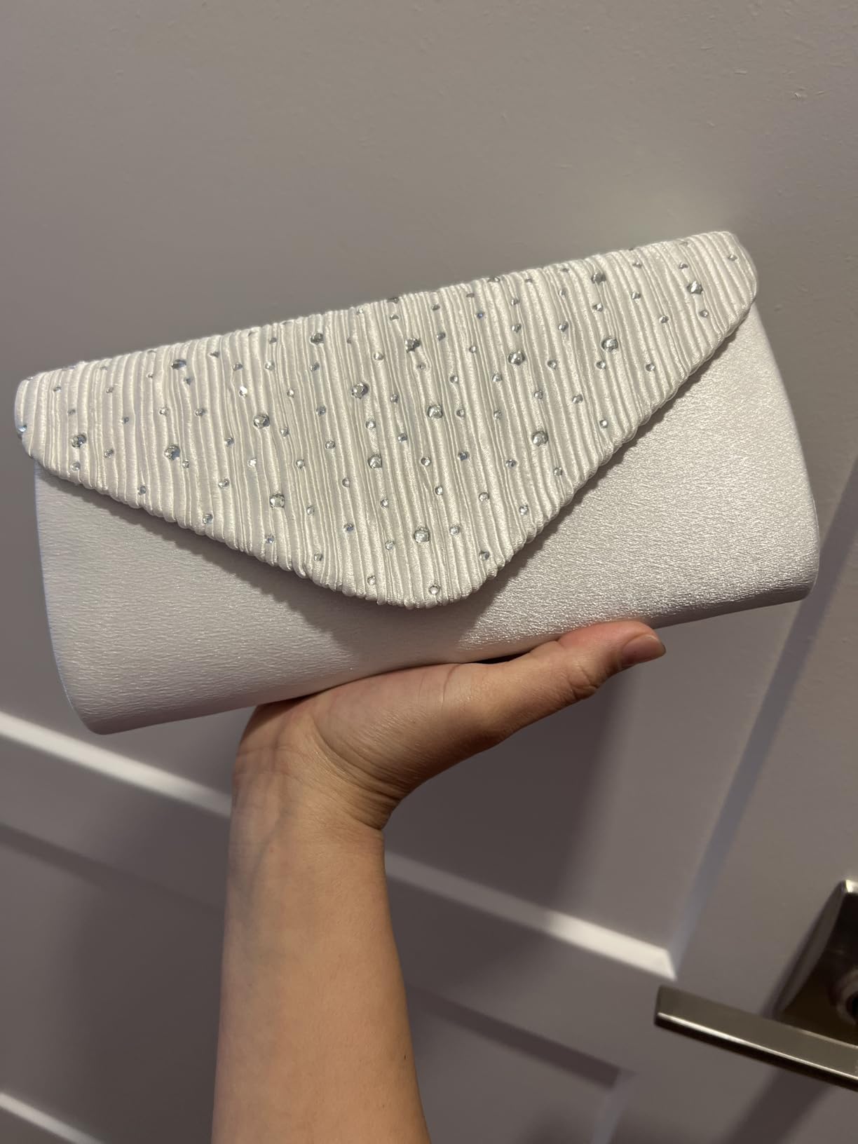 TINDTOP Evening Clutch Purses for Women Handbags for Formal Wedding Party Cocktail Prom Crossbody Shoulder Envelope Bag customer photo 1