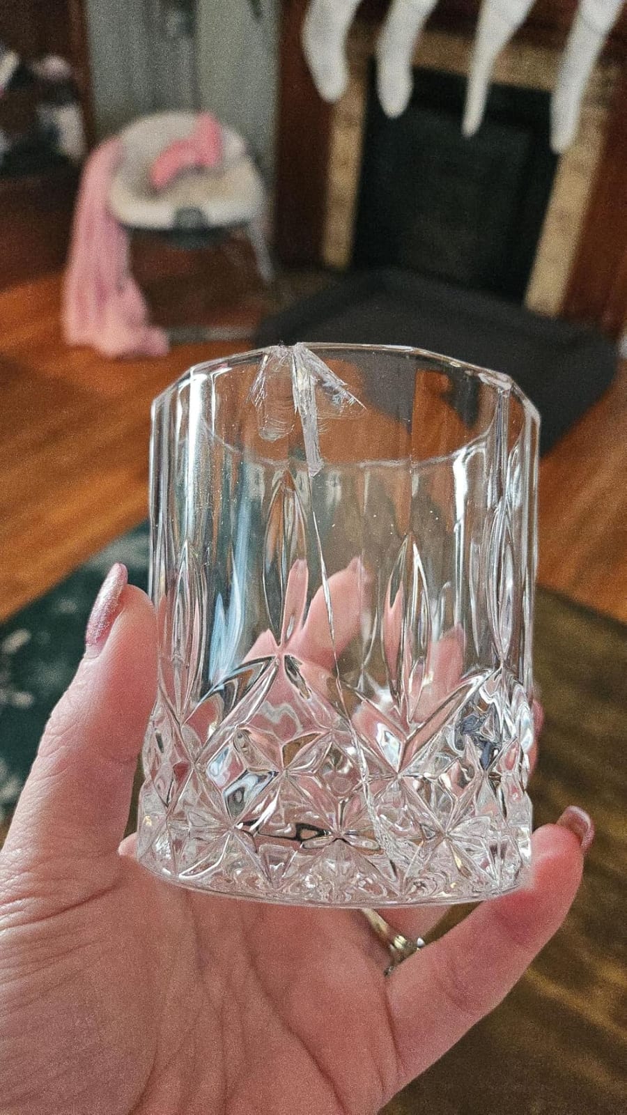 Viski Admiral Crystal Punch Bowl - Vintage Style Glass Punch Bowl for Parties - Serveware for Cocktails, Dishwasher Safe 2.5 Gallons 320oz Set of 1. customer photo 2